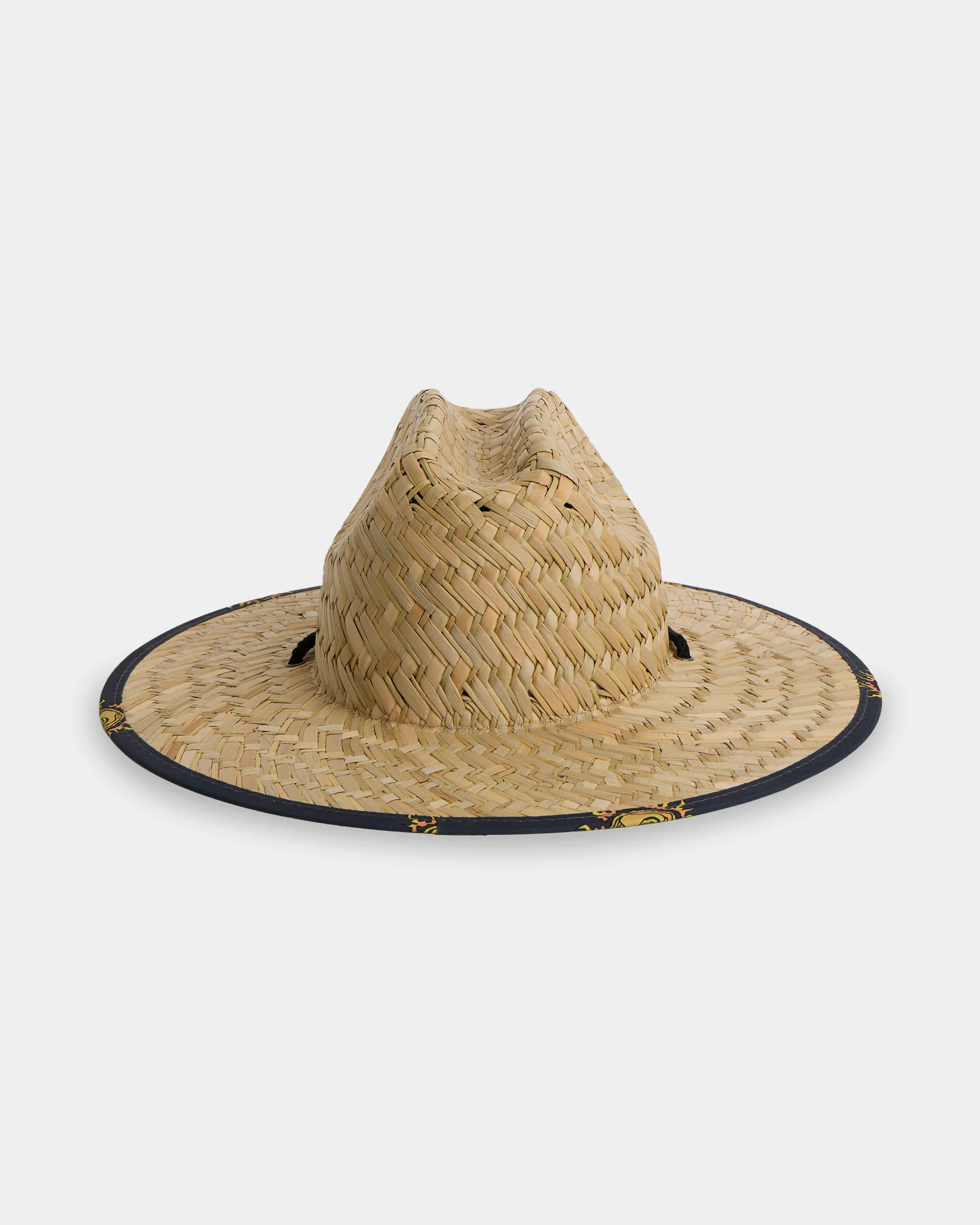 Boys 8-16 Spiral Flame Straw Hat