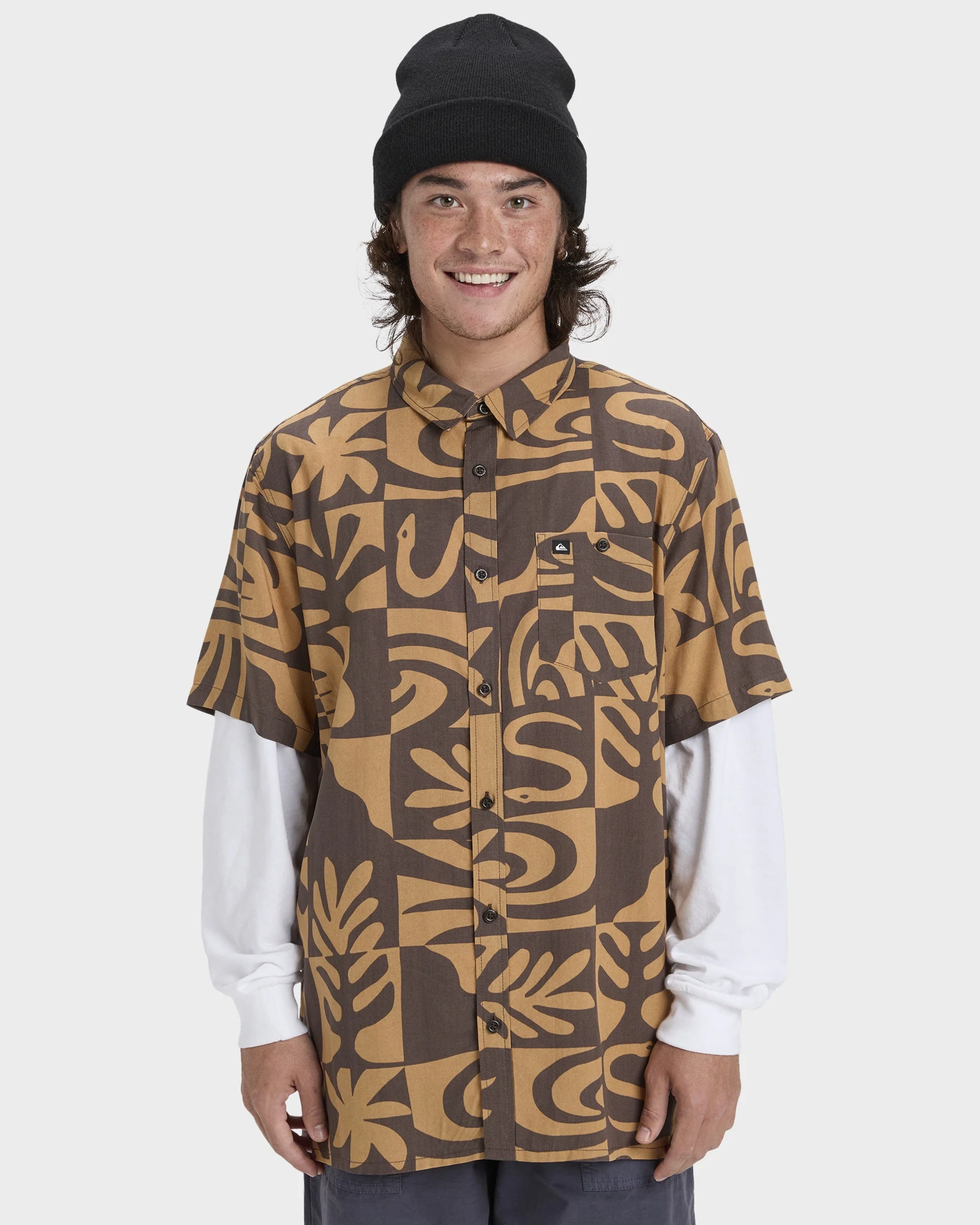 Mens Safe Paradise Short Sleeve Shirt