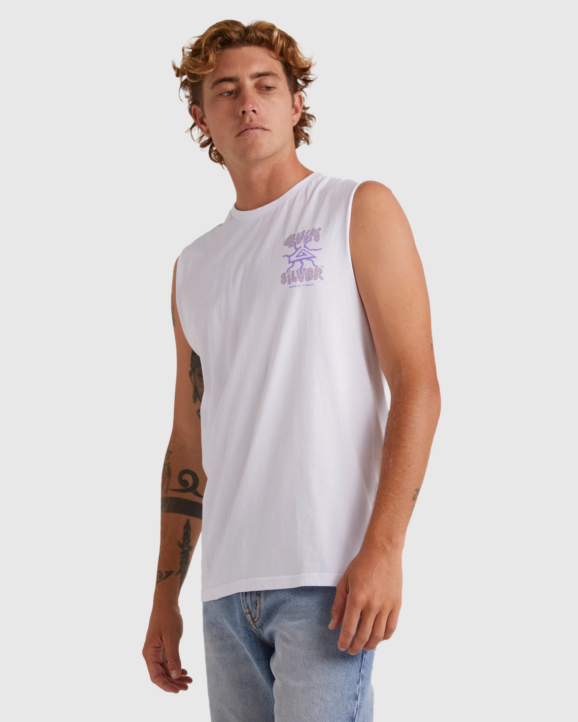 Mens Global Force Sleeveless Muscle T-Shirt