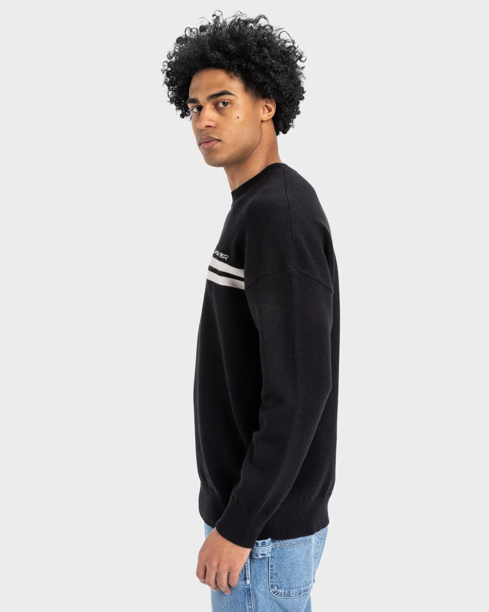 Mens Tahoe Jacquard Crew Neck Jumper