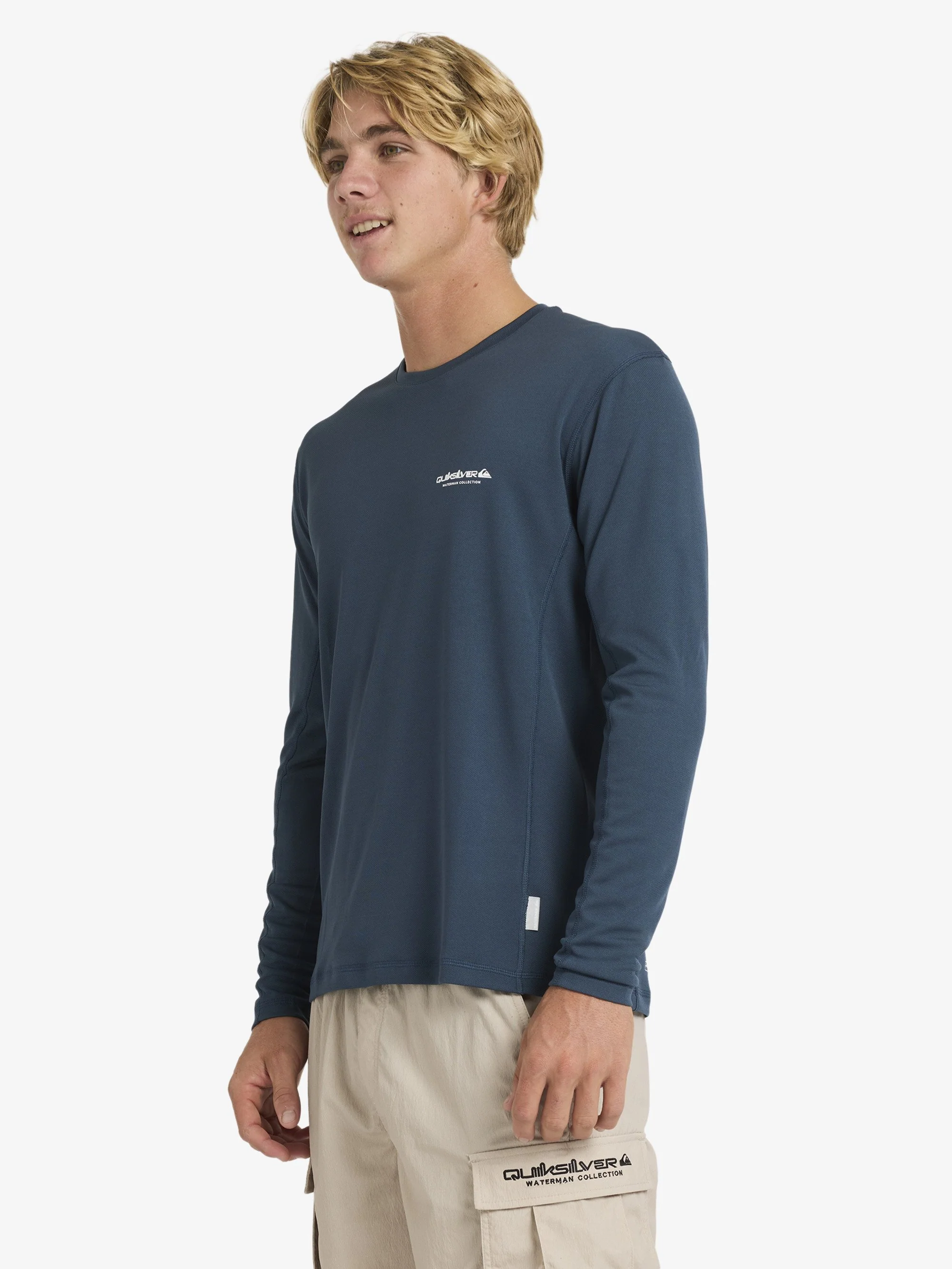 Mens Sea Grass Long Sleeve UPF 50 Rash Vest