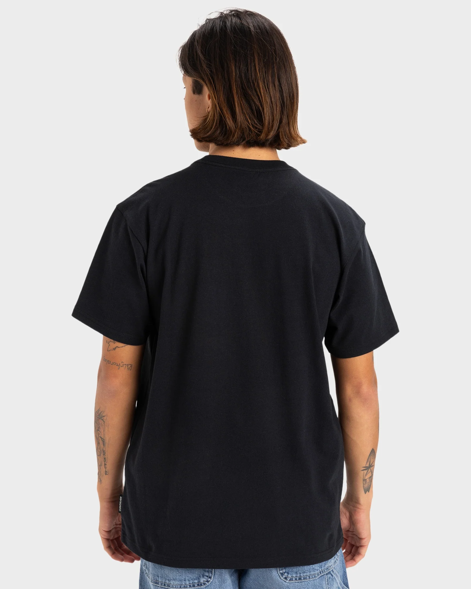 Mens Quiksilver Rushed Logo Dna T-Shirt