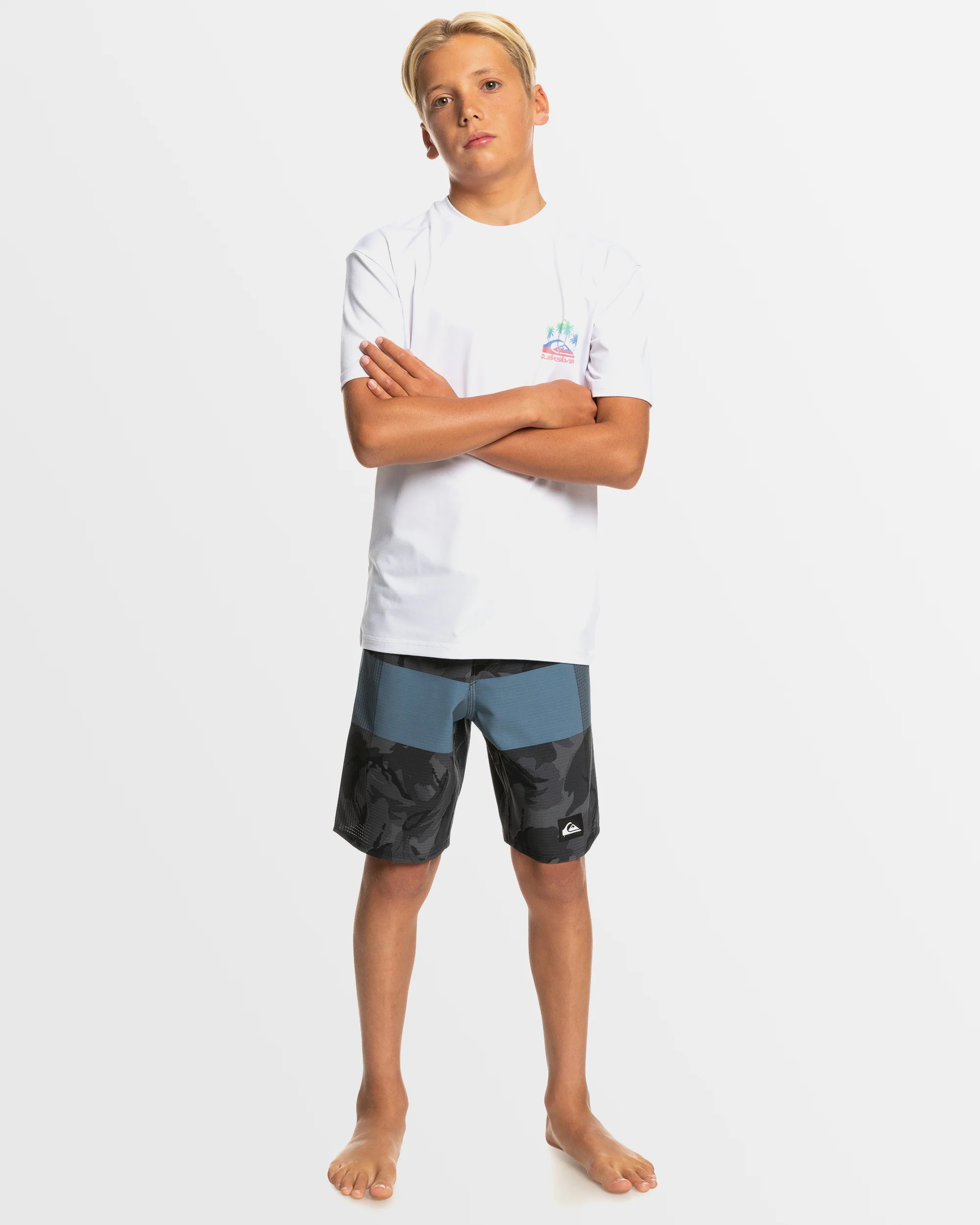 Boys 8-16 Mix Session Short Sleeve Surf T-Shirt