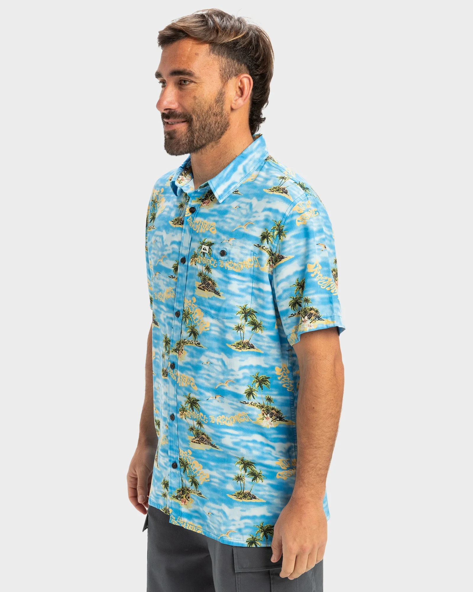 Mens Safe Paradise Short Sleeve Shirt