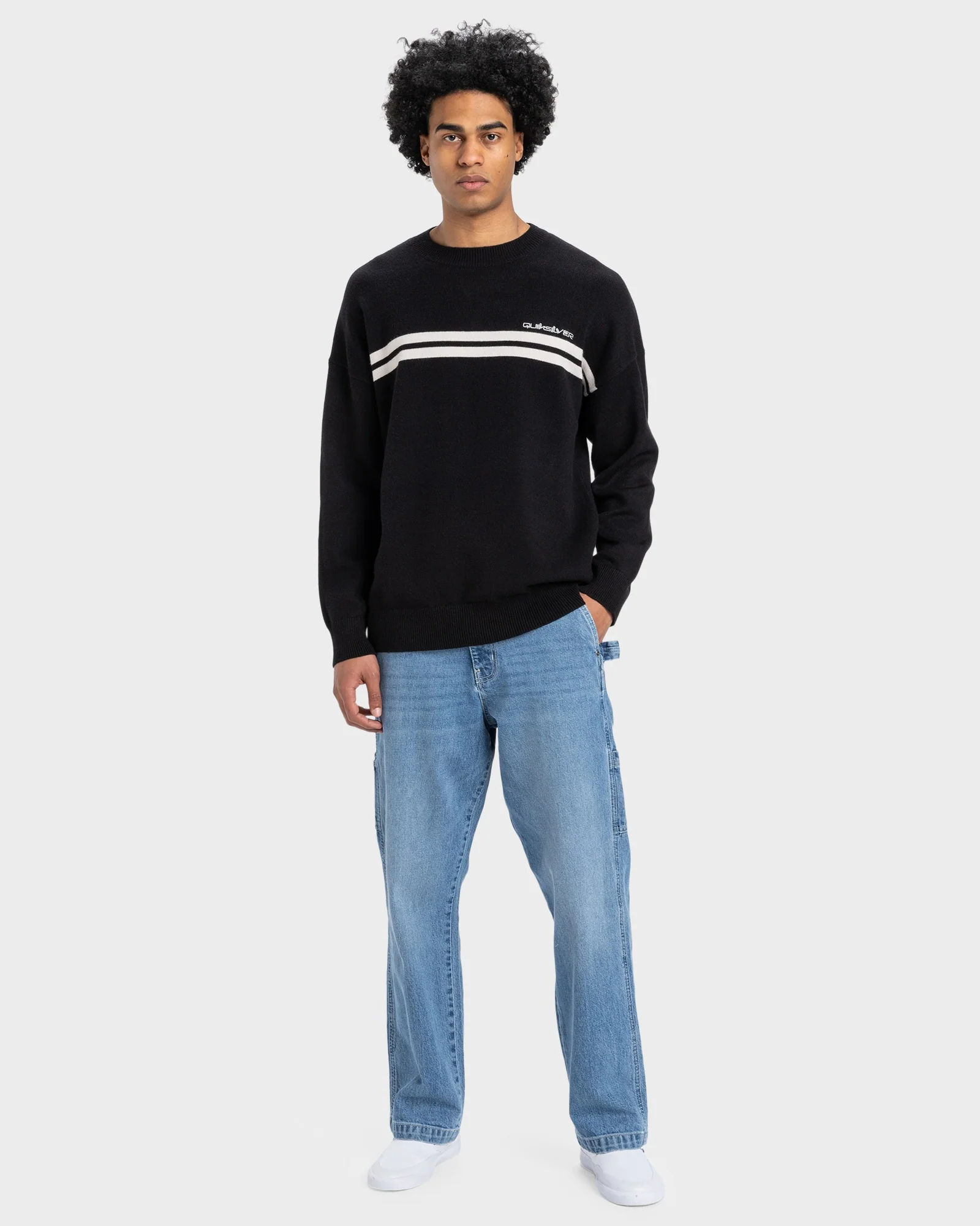 Mens Tahoe Jacquard Crew Neck Jumper