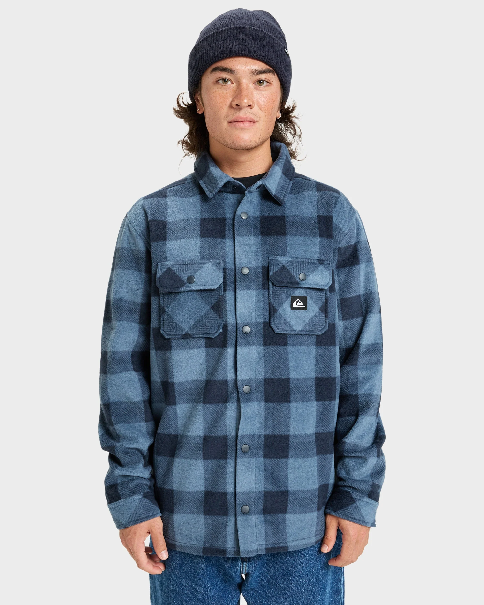 Mens Check Long Sleeve Shirt