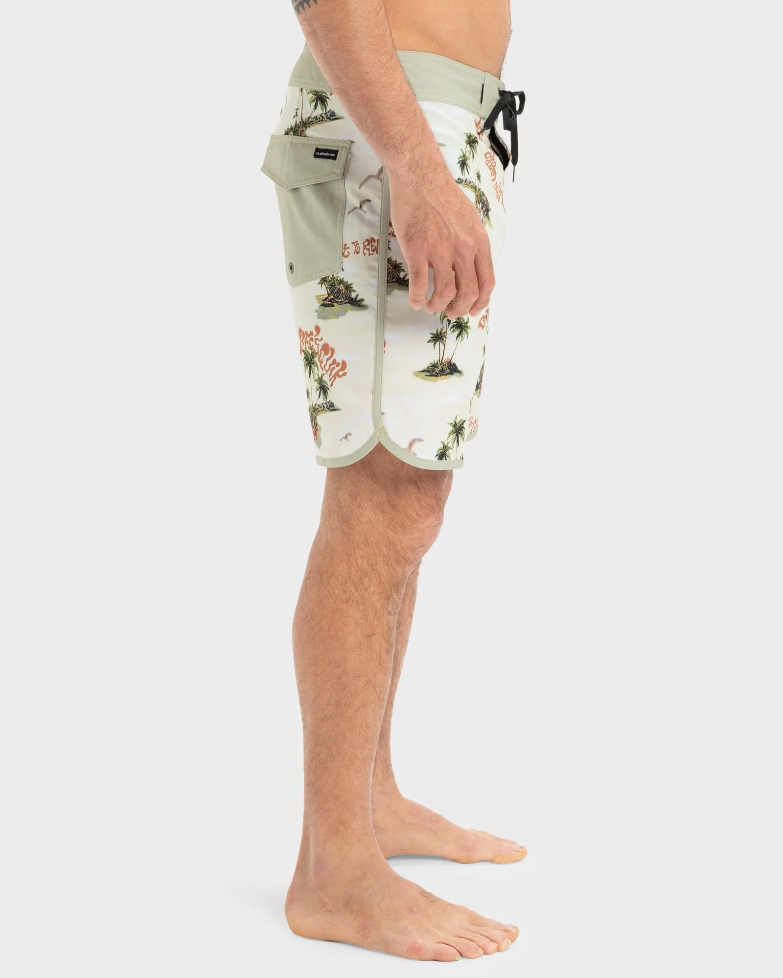 Mens Surfsilk Scallop 18 Boardshorts