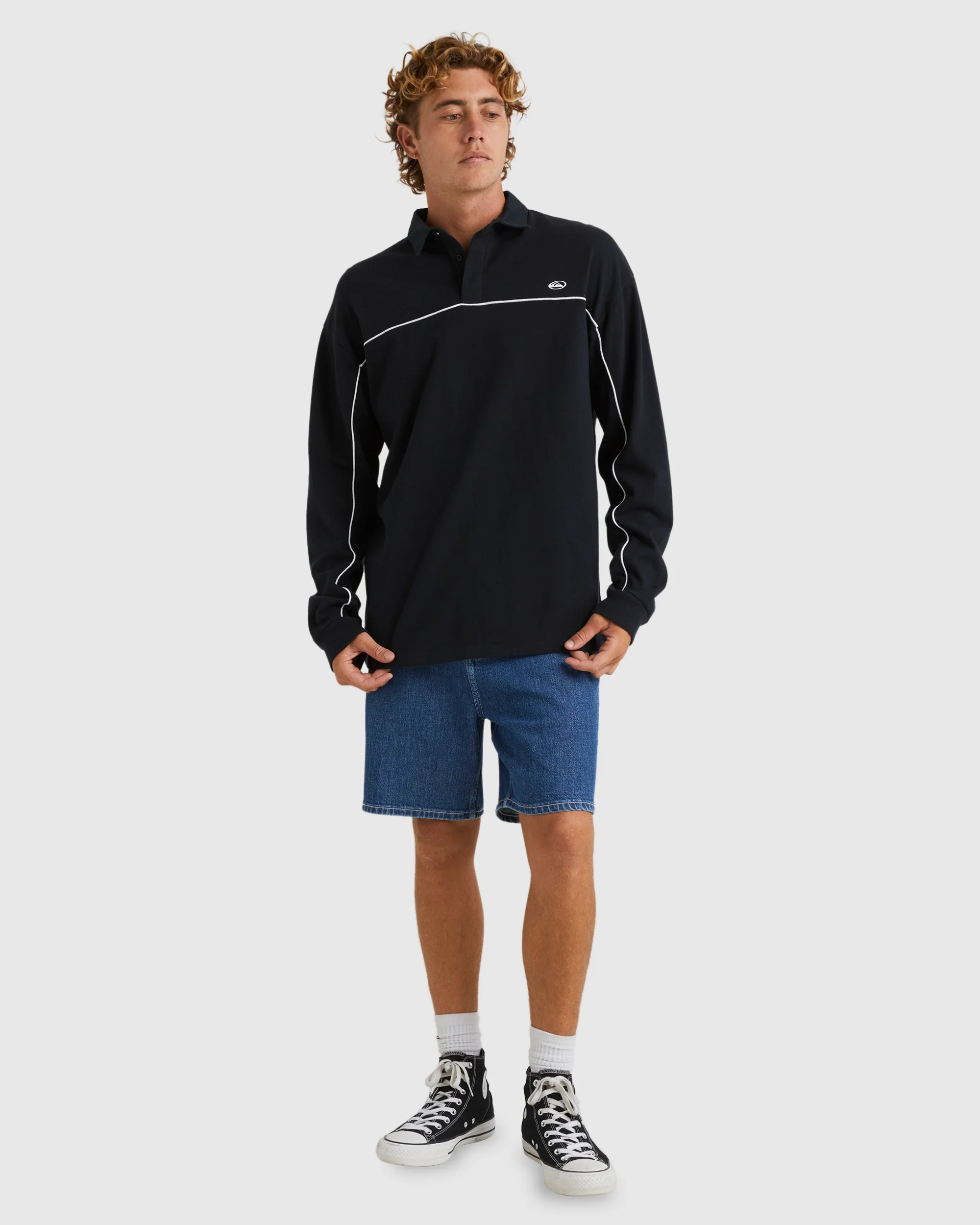 Saturn Modular Rugby Polo Knit