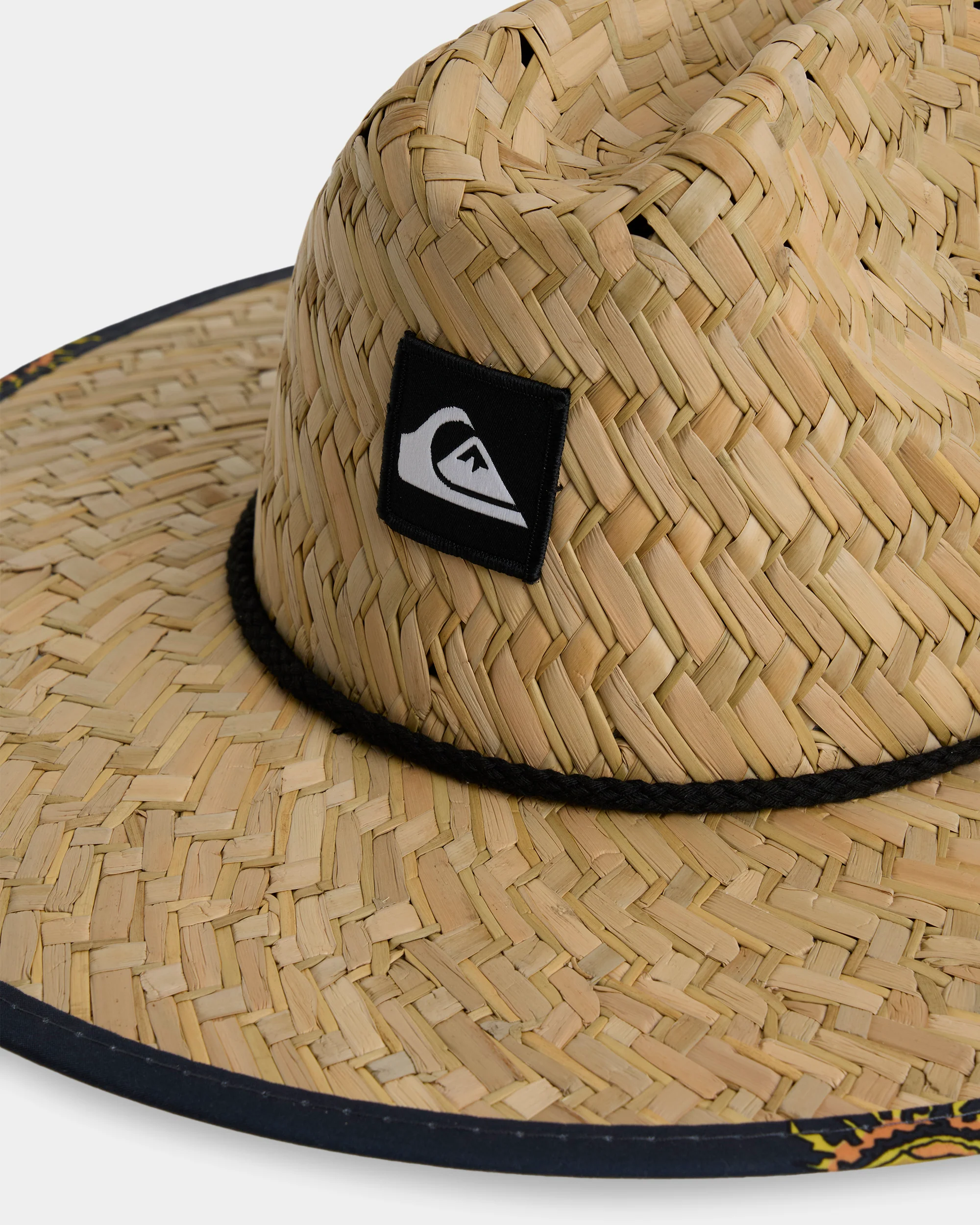 Boys 8-16 Spiral Flame Straw Hat