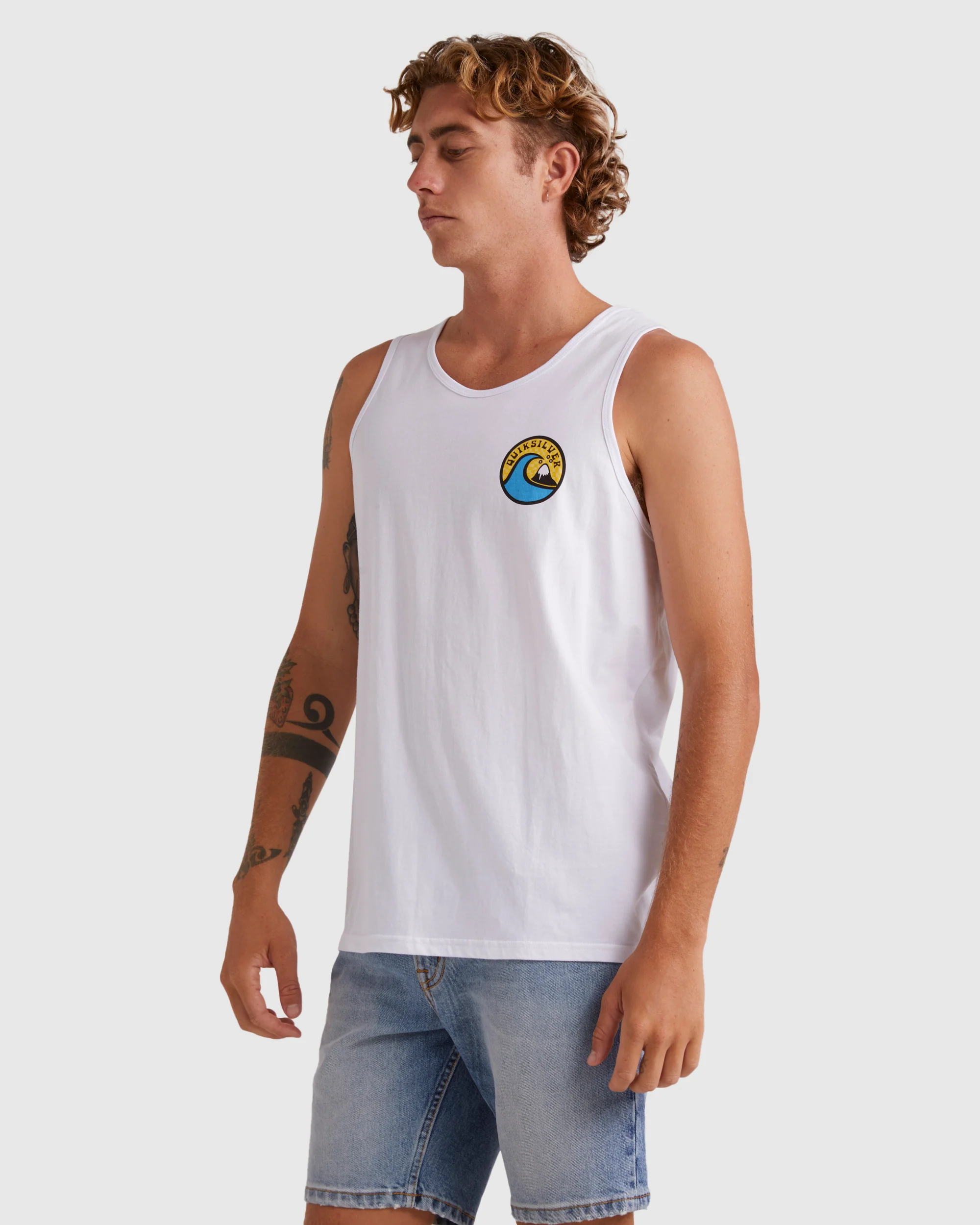 Mens Feeling The Vibe Muscle Vest Top