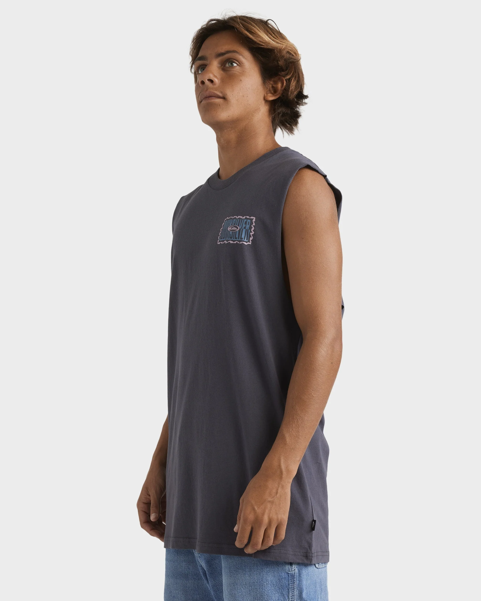 Mens Twisted Tides Muscle Shirt