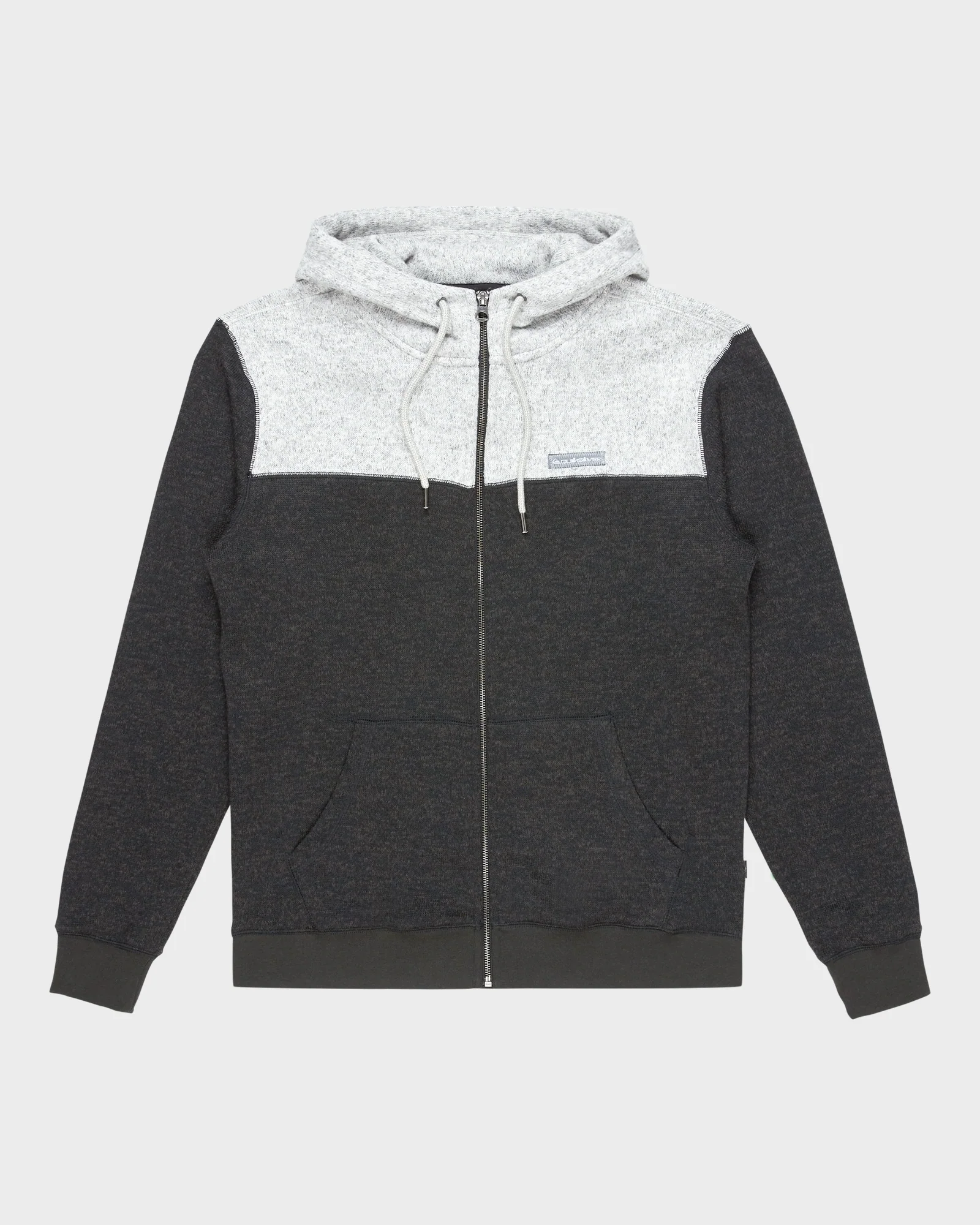 Mens Keller Block Zip-Up Hoodie