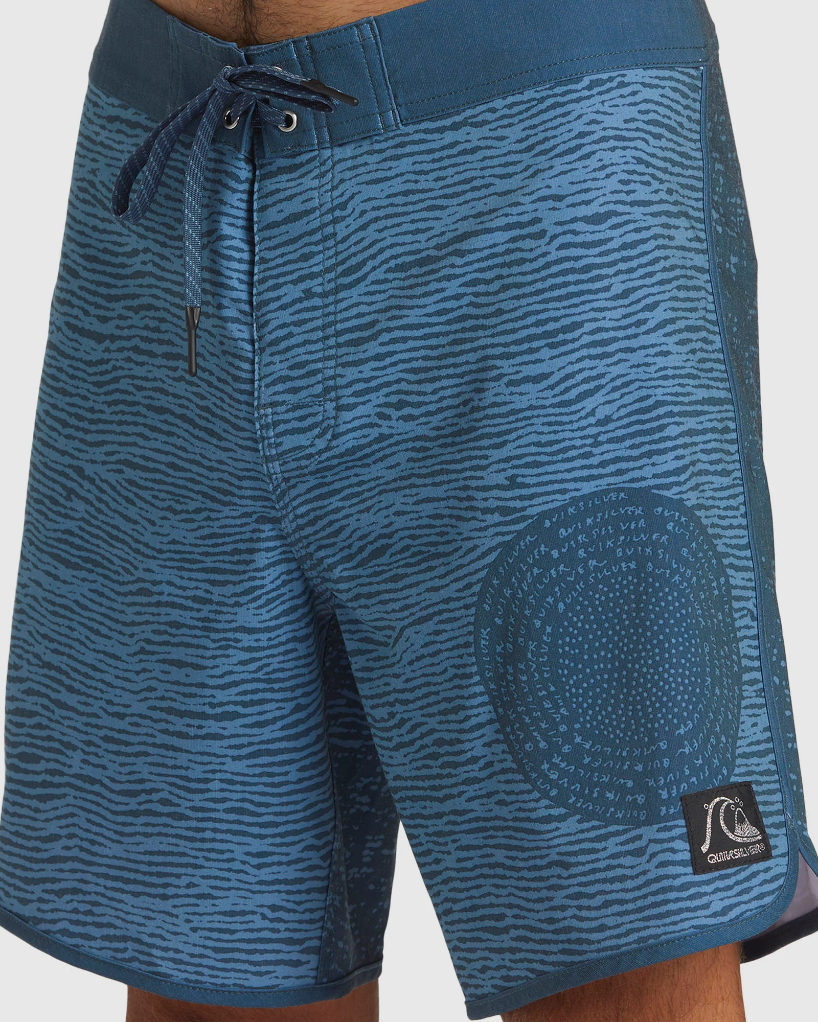 Mens Scallop Blank Canvas 18 Boardshorts