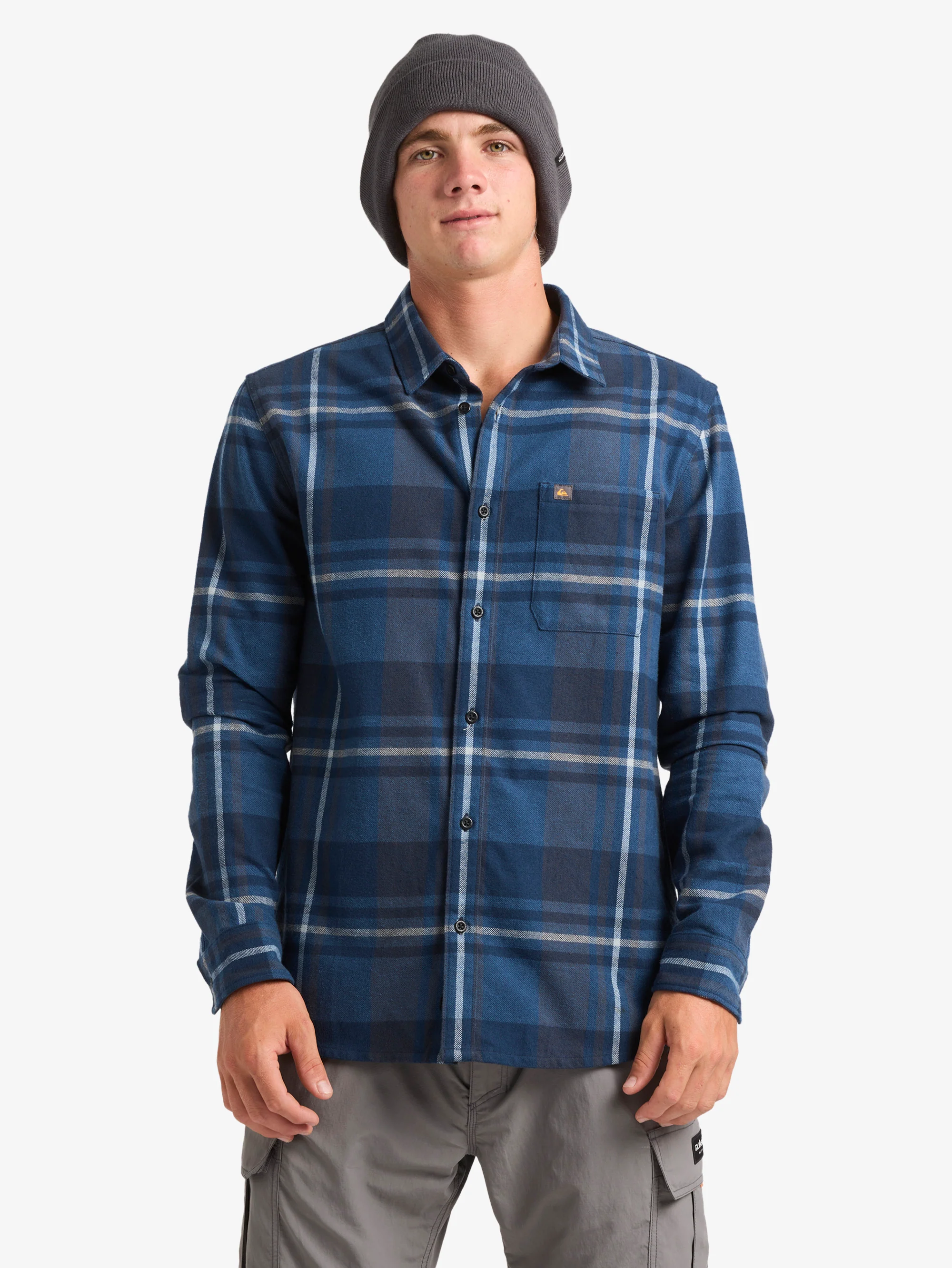 Mens Scribe Plaid Long Sleeve Shirt