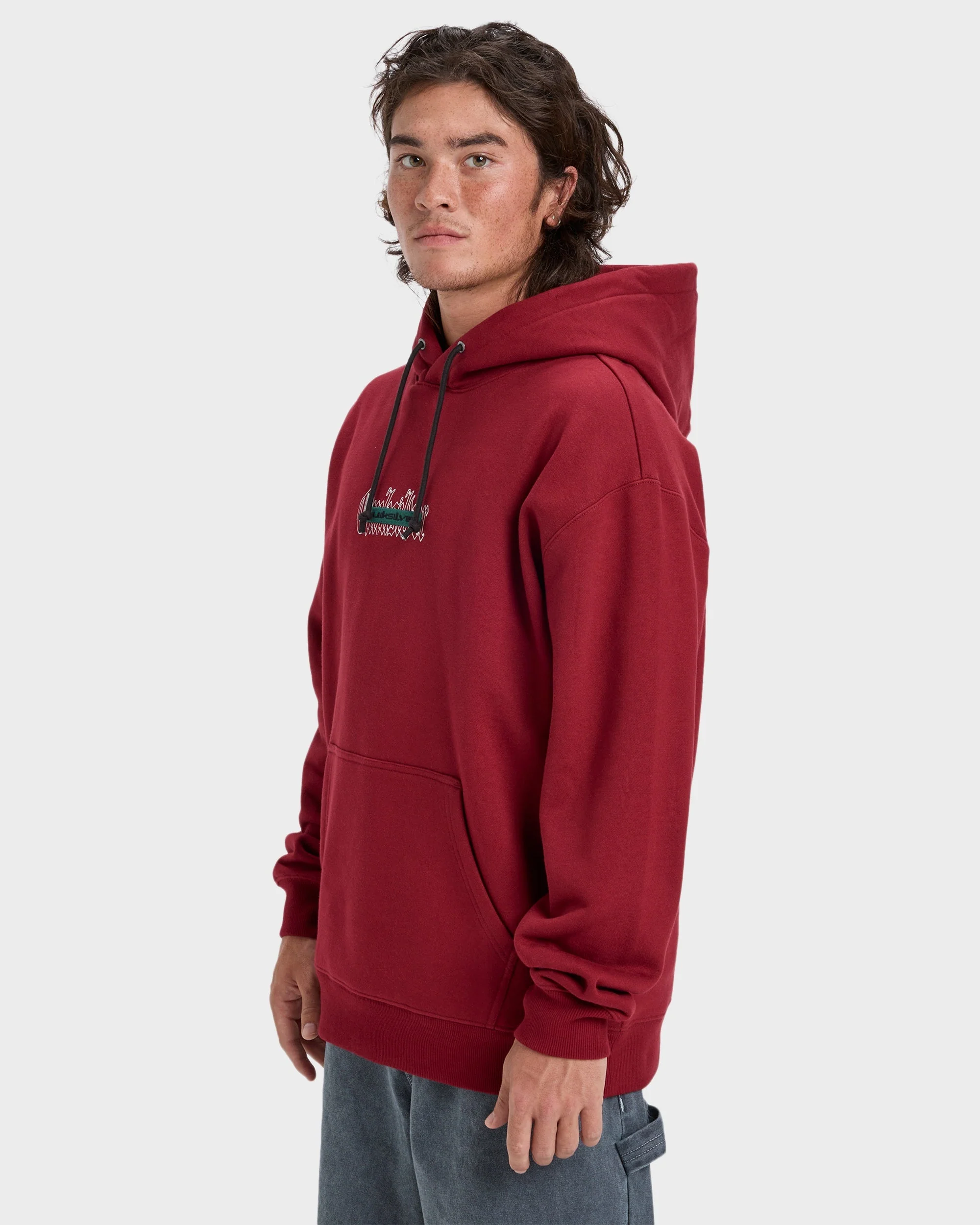 Mens Double Up Pullover Hoodie