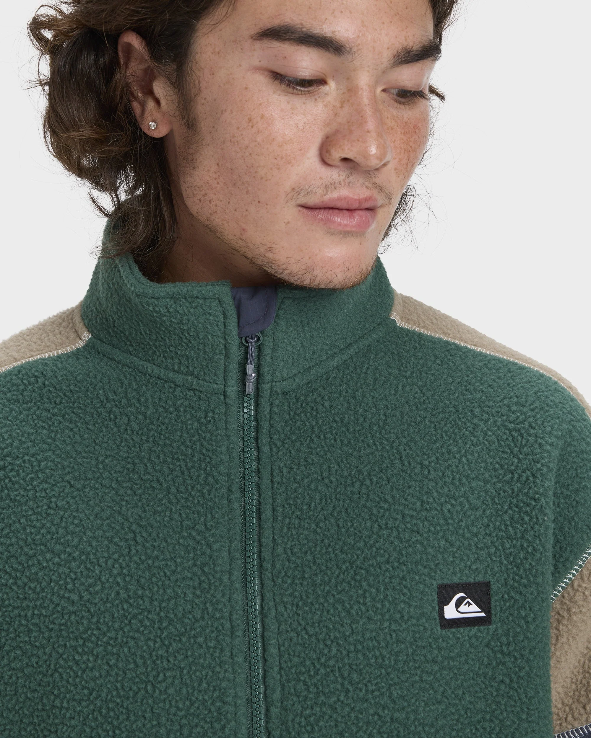 Mens Clean Coast Block Fleece Jacket