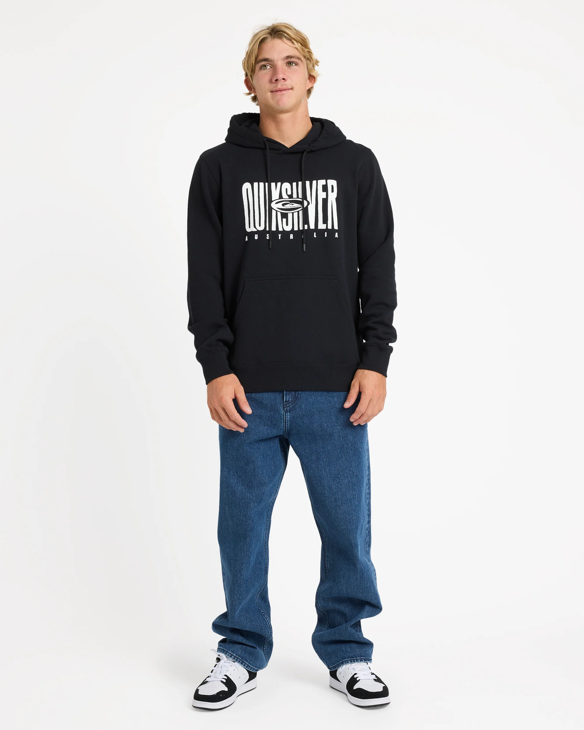 Mens Aus Stack Pullover Hoodie