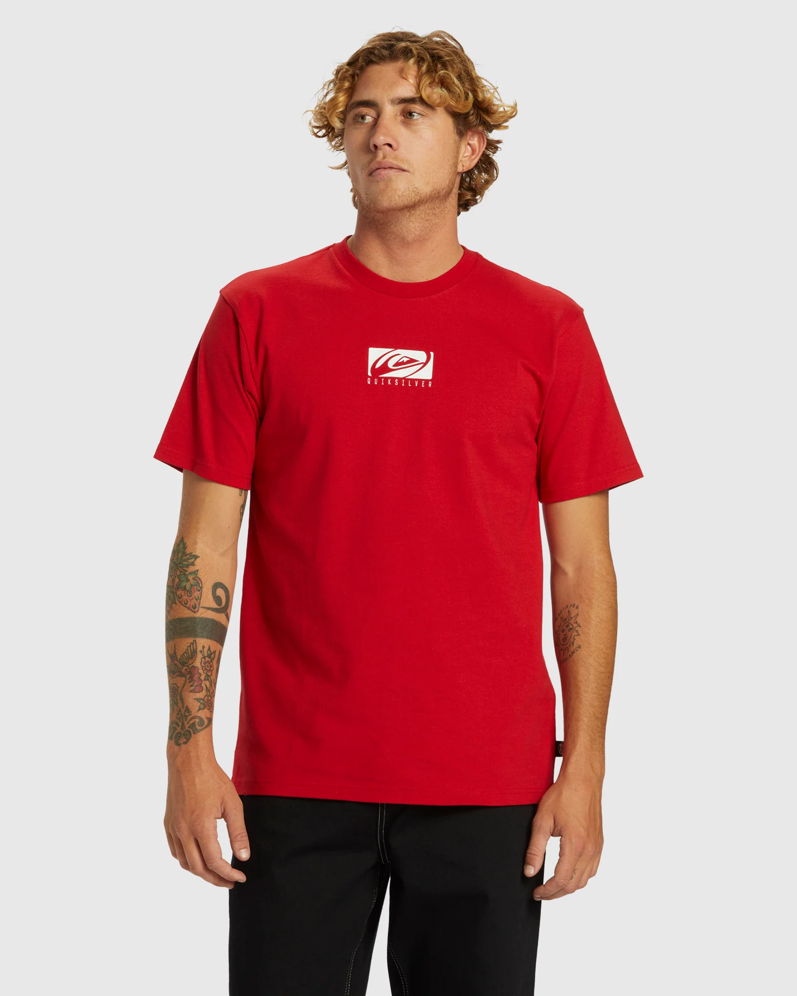 Mens Cropped Oversized Short Sleeve T-Shirt