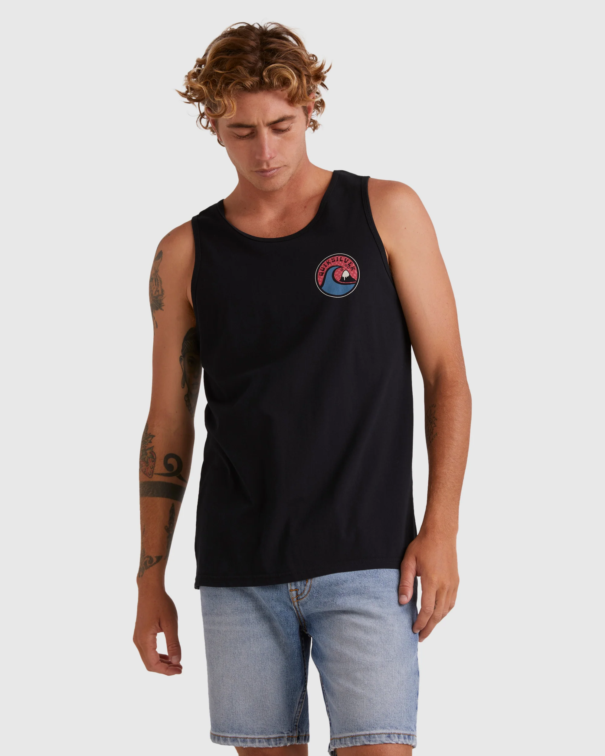 Mens Feeling The Vibe Muscle Vest Top