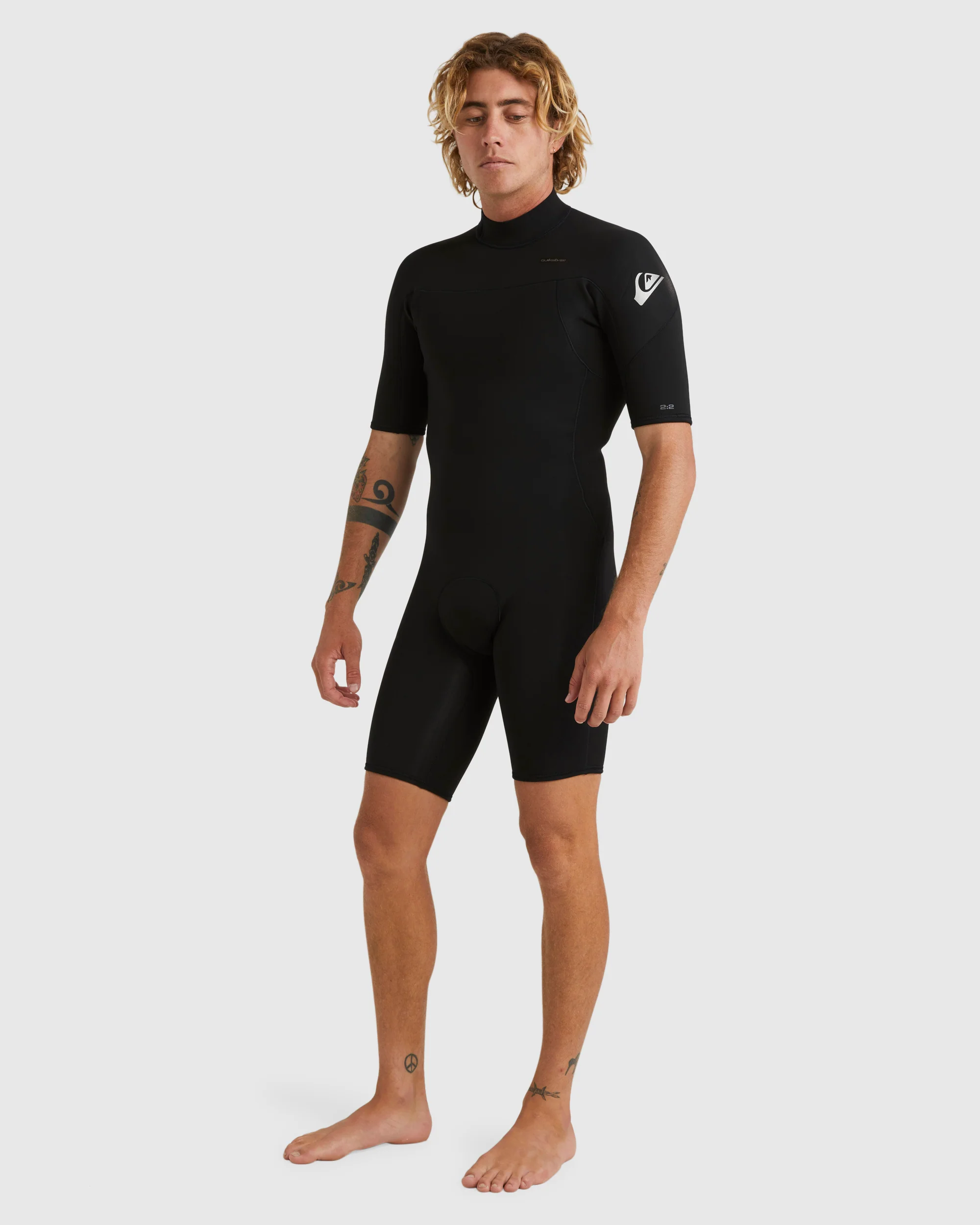 Mens 2/2mm Everyday Sessions Short Sleeve Back Zip Springsuit