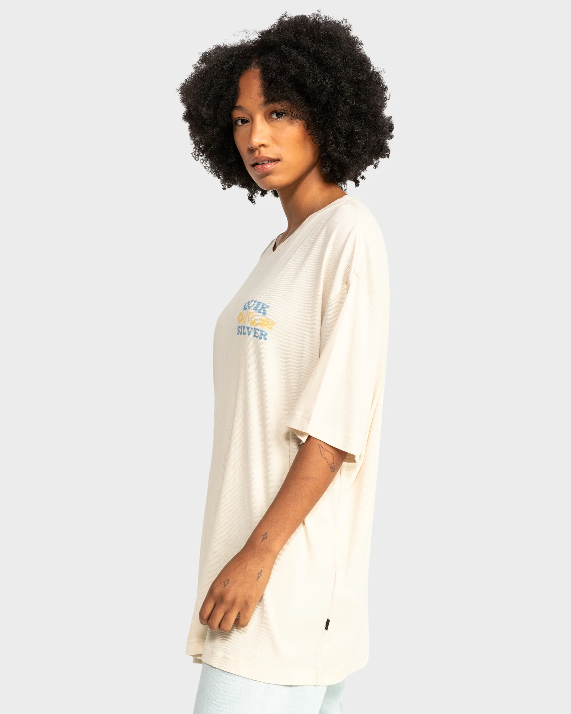 Mens Uni Boyfriend Rib T-Shirt