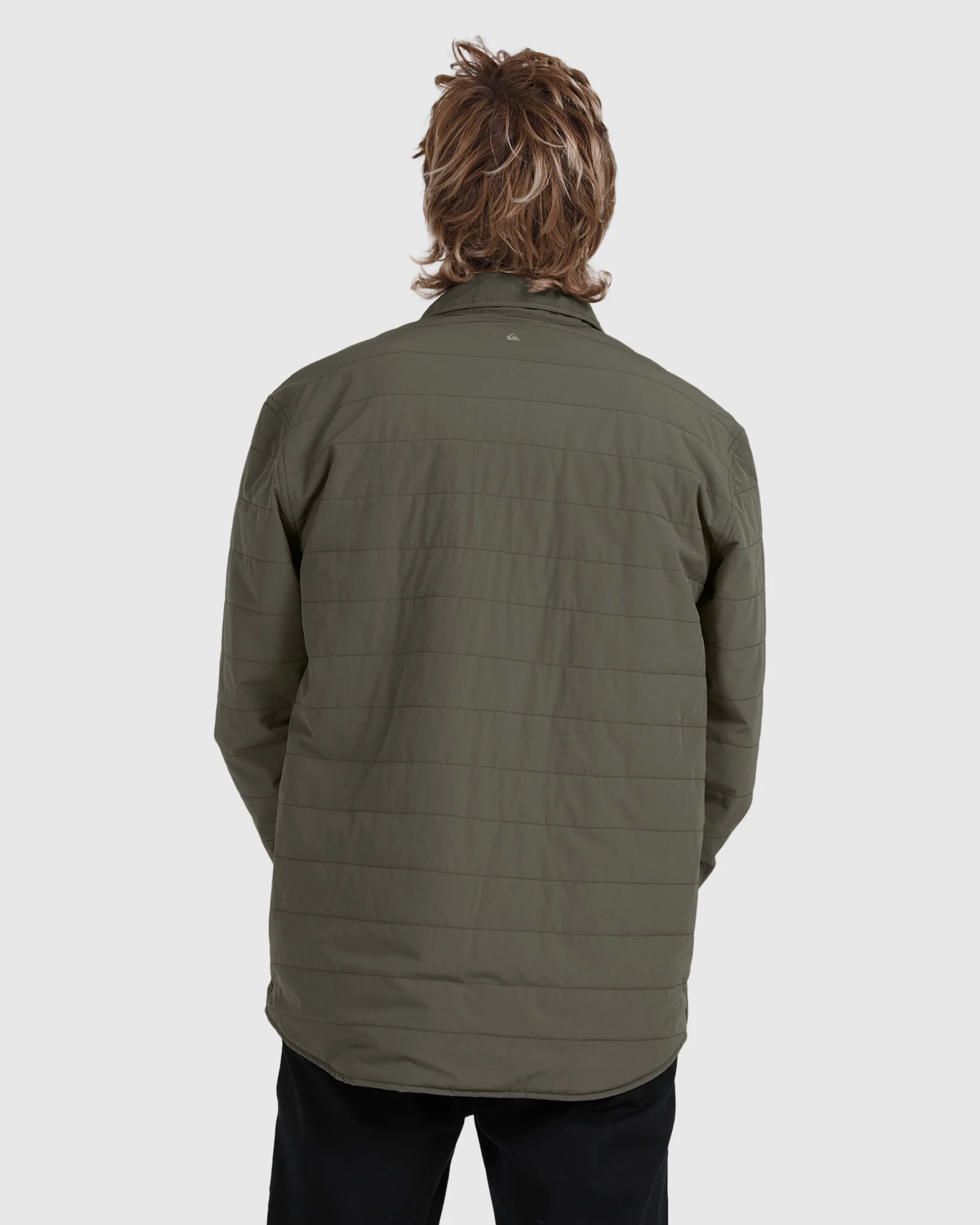 Mens Waterman Artic Bait Long Sleeve Quilted Overshirt