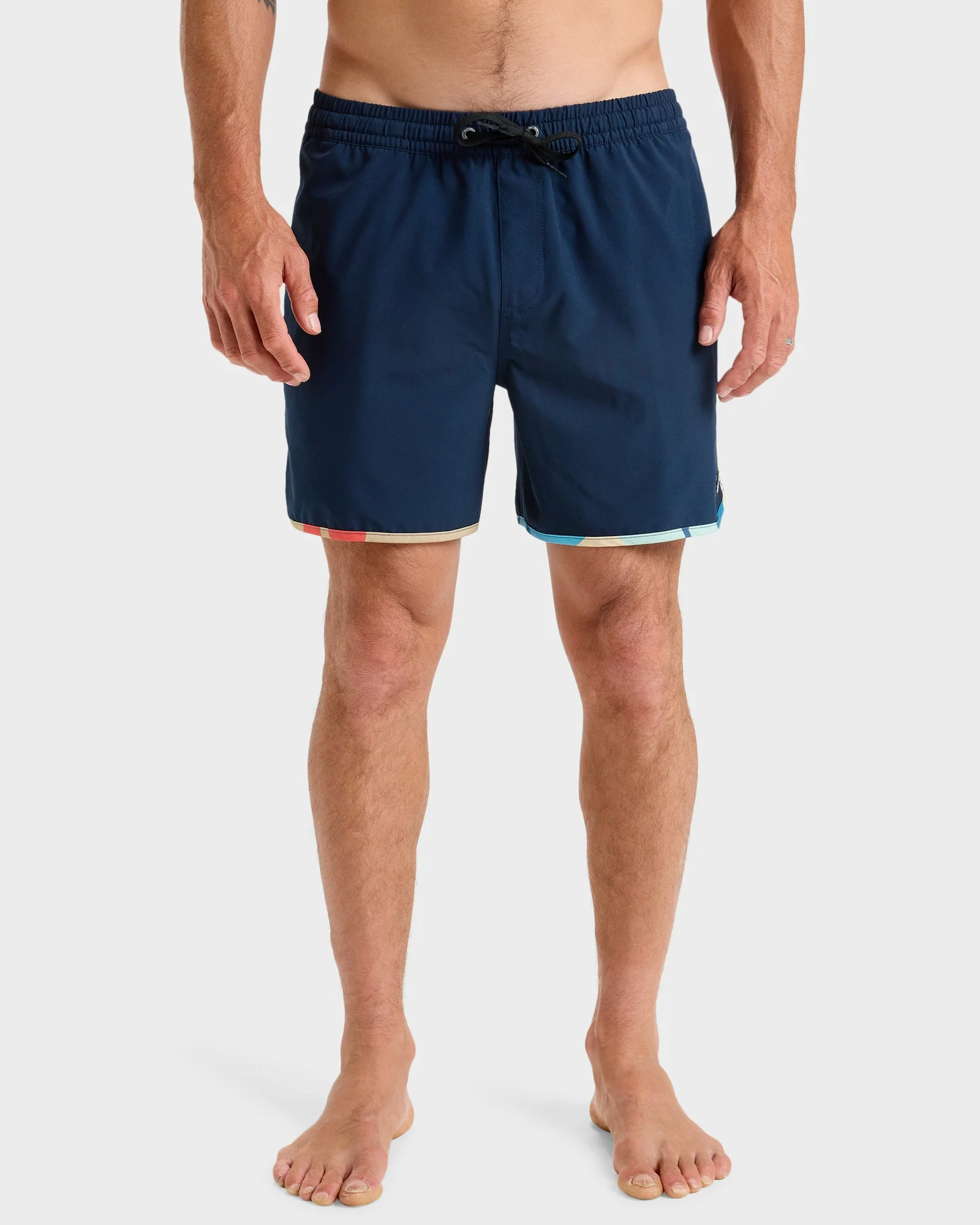 Mens Surfslik Scallop 16 Swim Shorts