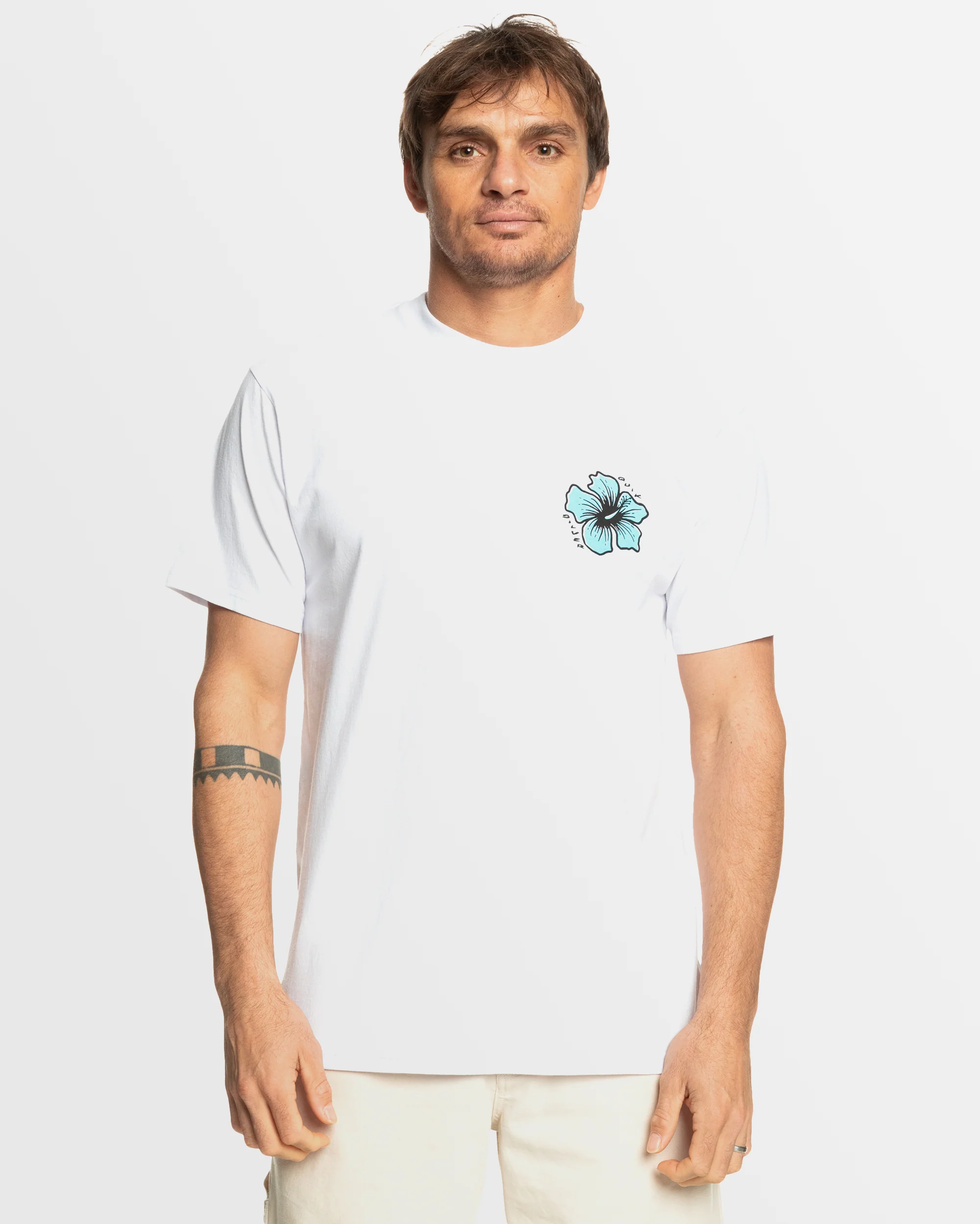 Mens Hibiscus T-Shirt