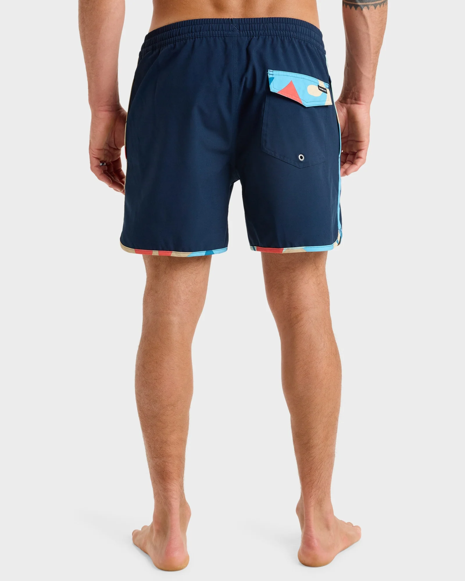 Mens Surfslik Scallop 16 Swim Shorts