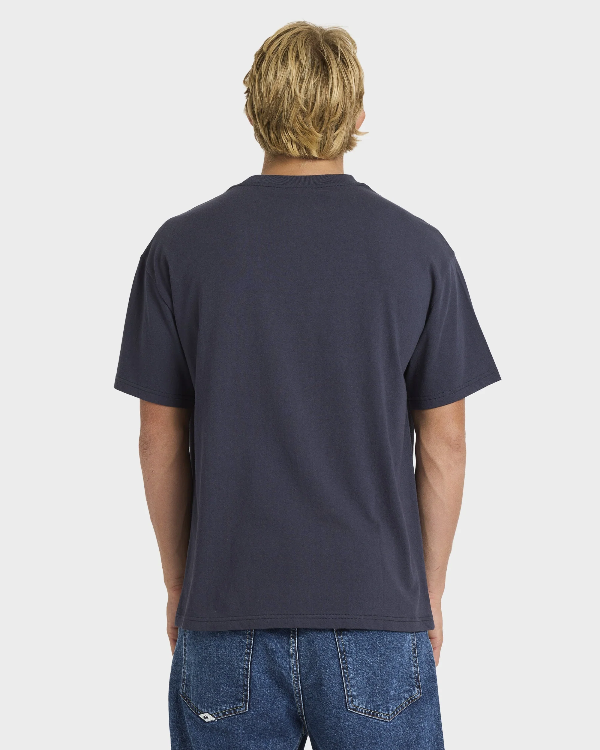Mens Tilt Panel Knit T-Shirt