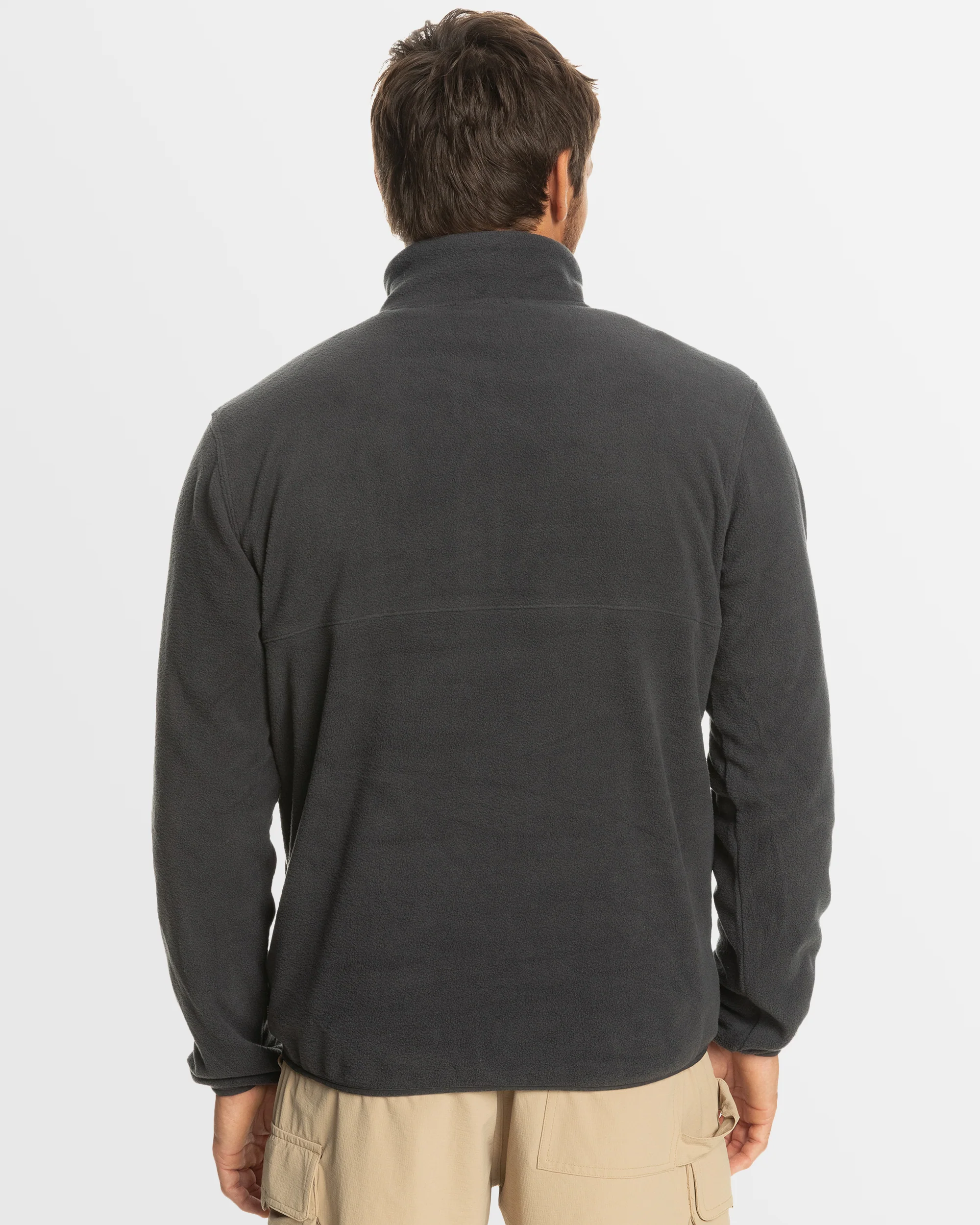 Mens No Destination Mock Neck Fleece