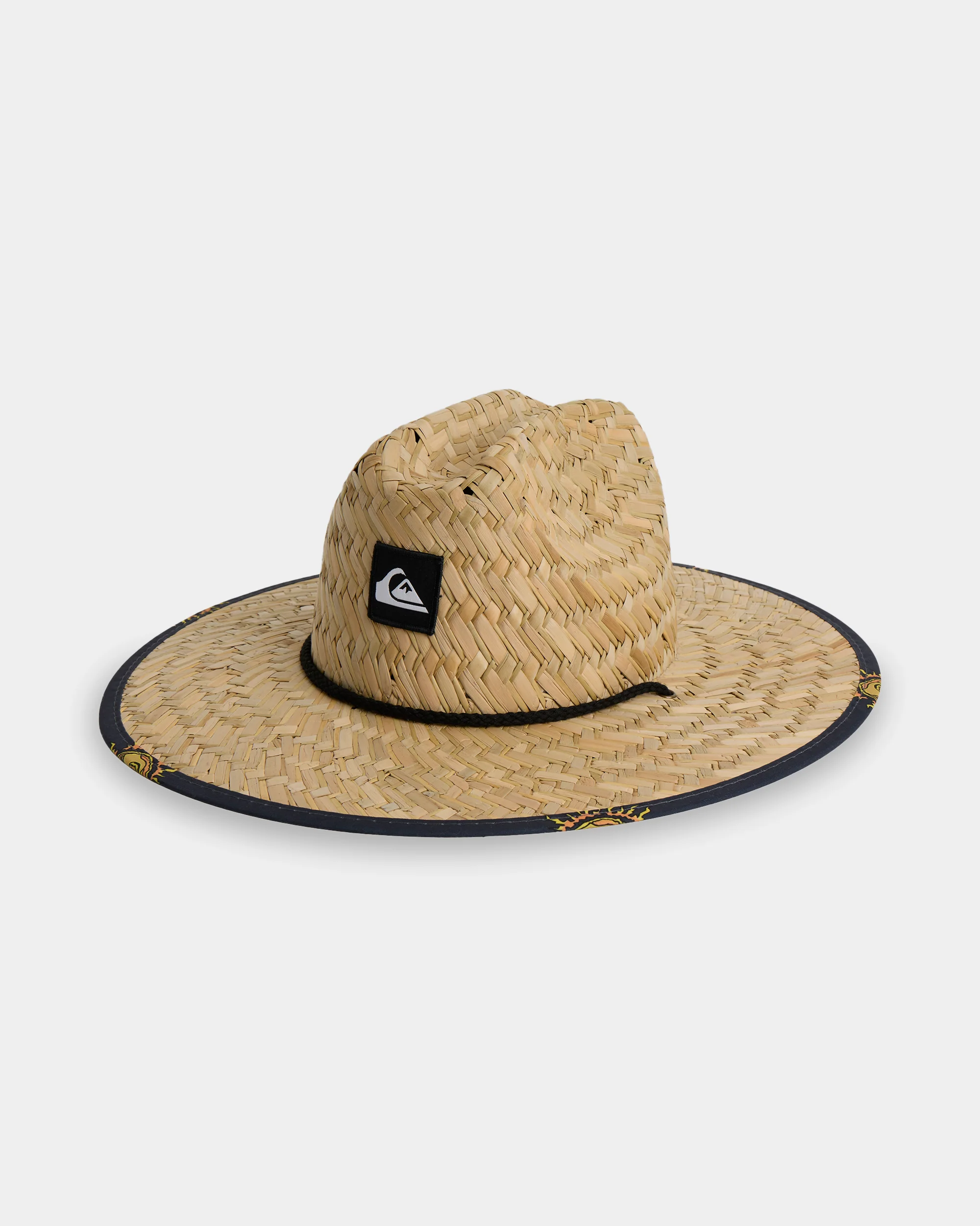 Boys 8-16 Spiral Flame Straw Hat