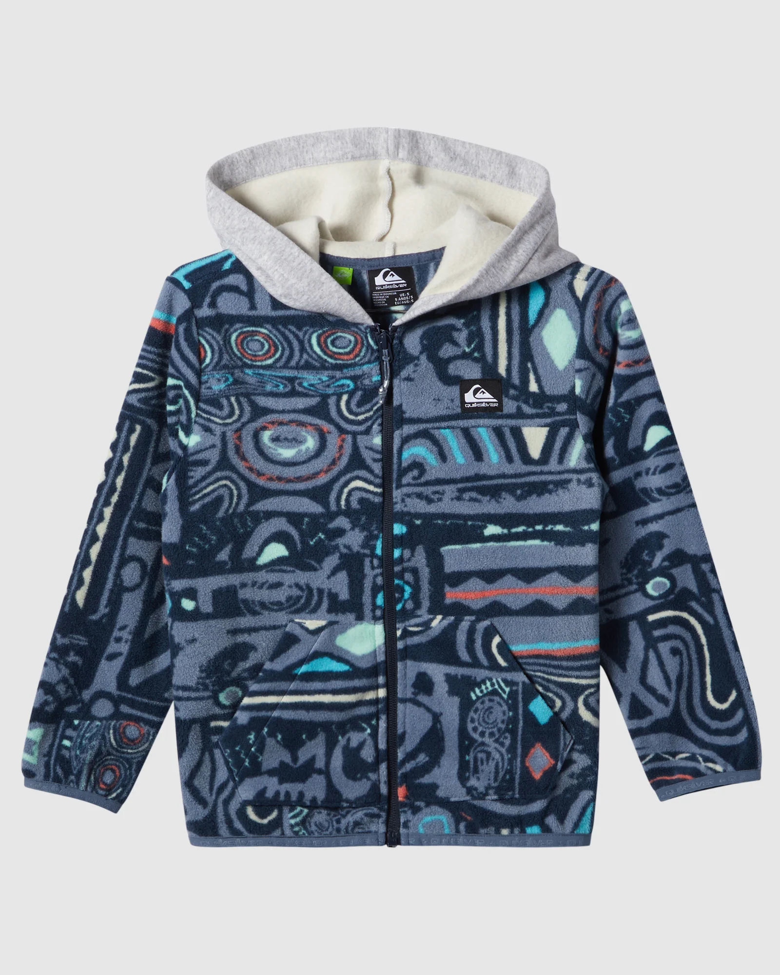 Boys 2-7 Surf Days Zip-Up Hoodie