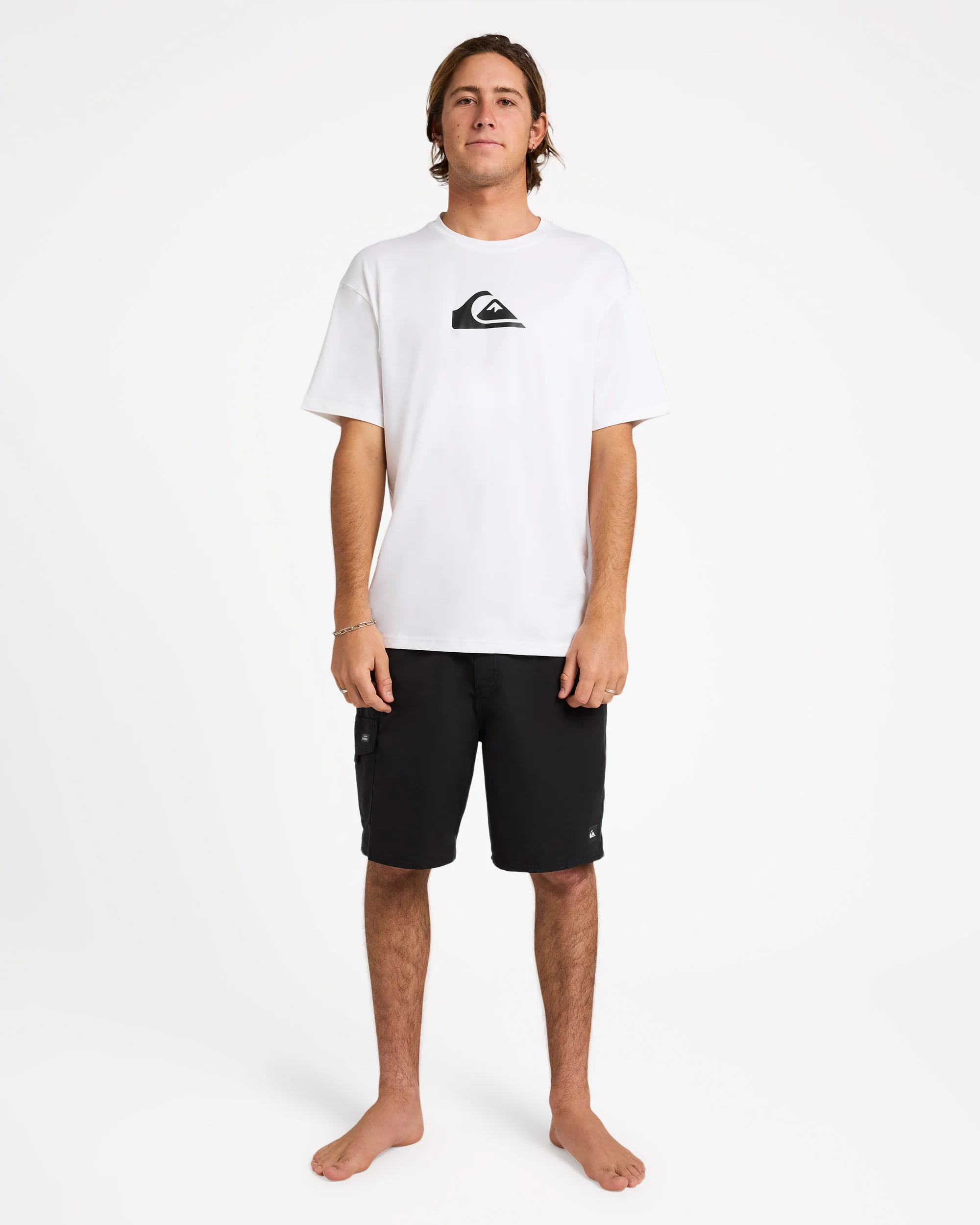 Mens Solid Streak Surf Shirt