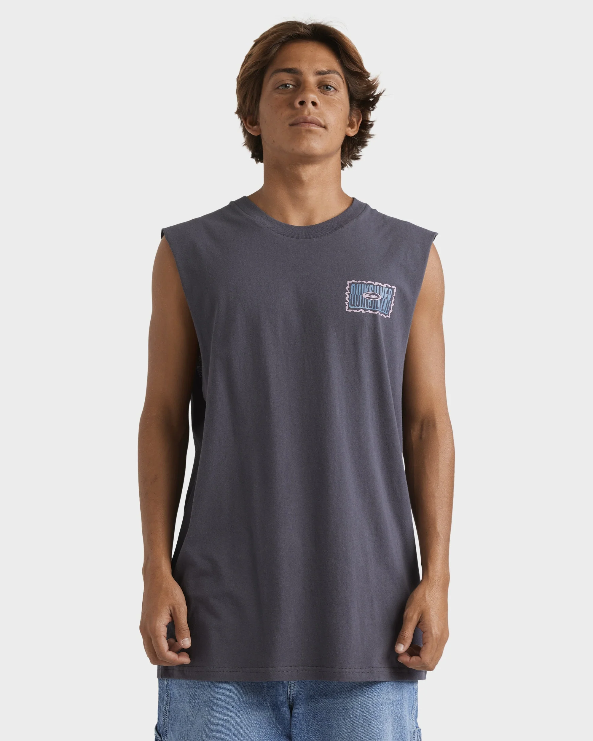 Mens Twisted Tides Muscle Shirt