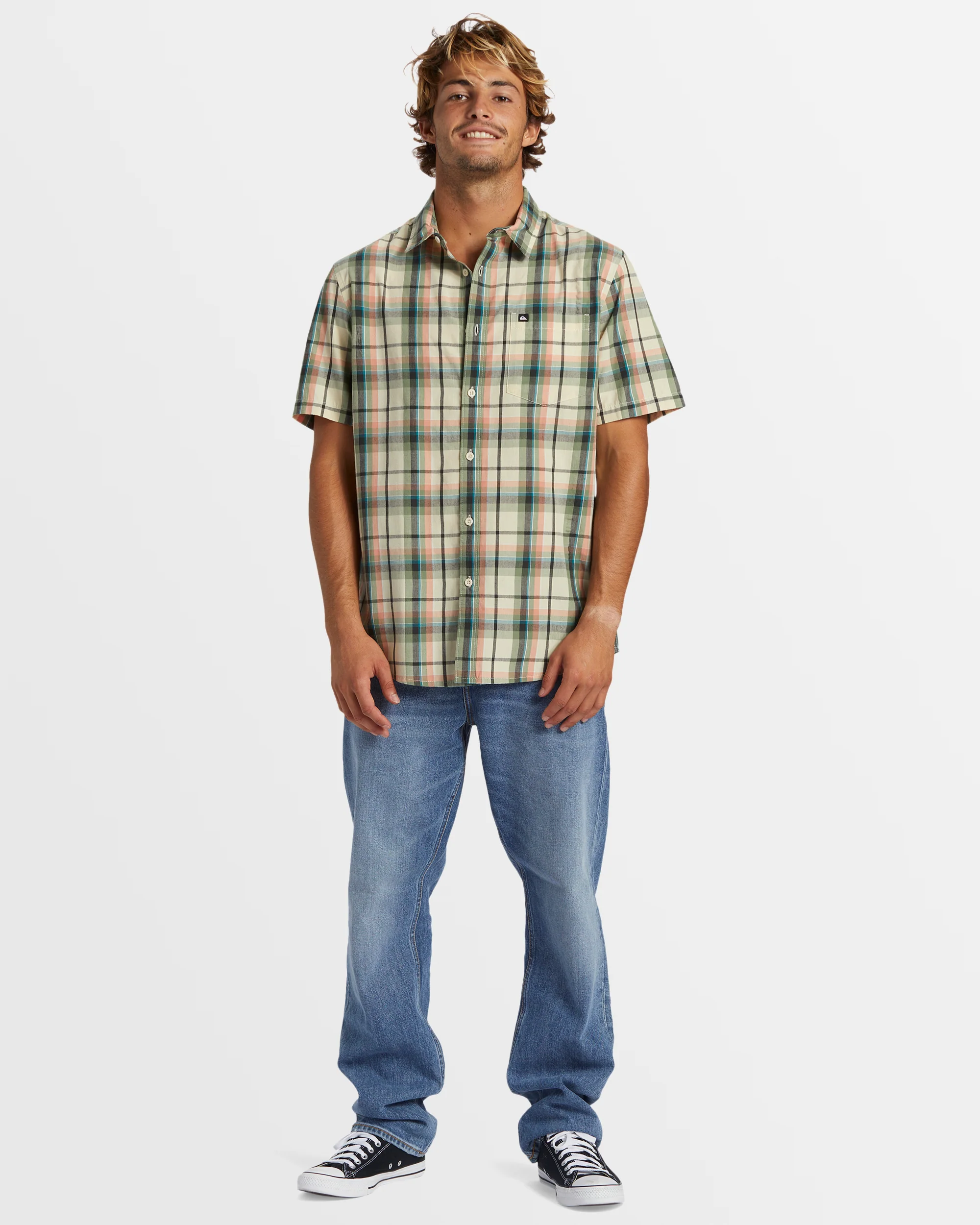 Mens Modern Wave Salt Water Straight Fit Jeans