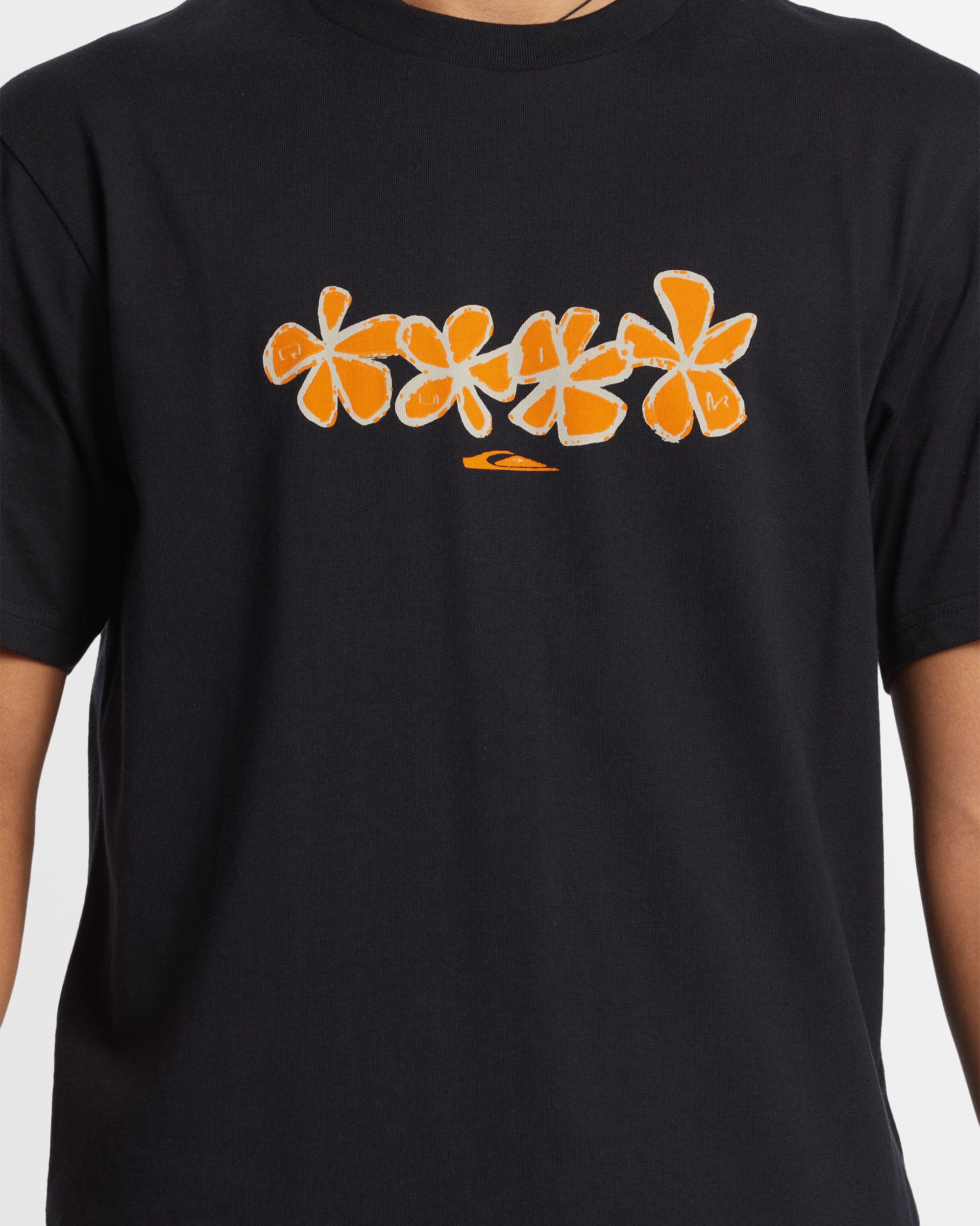 Mens Four Flowers Short Sleeve T-Shirt