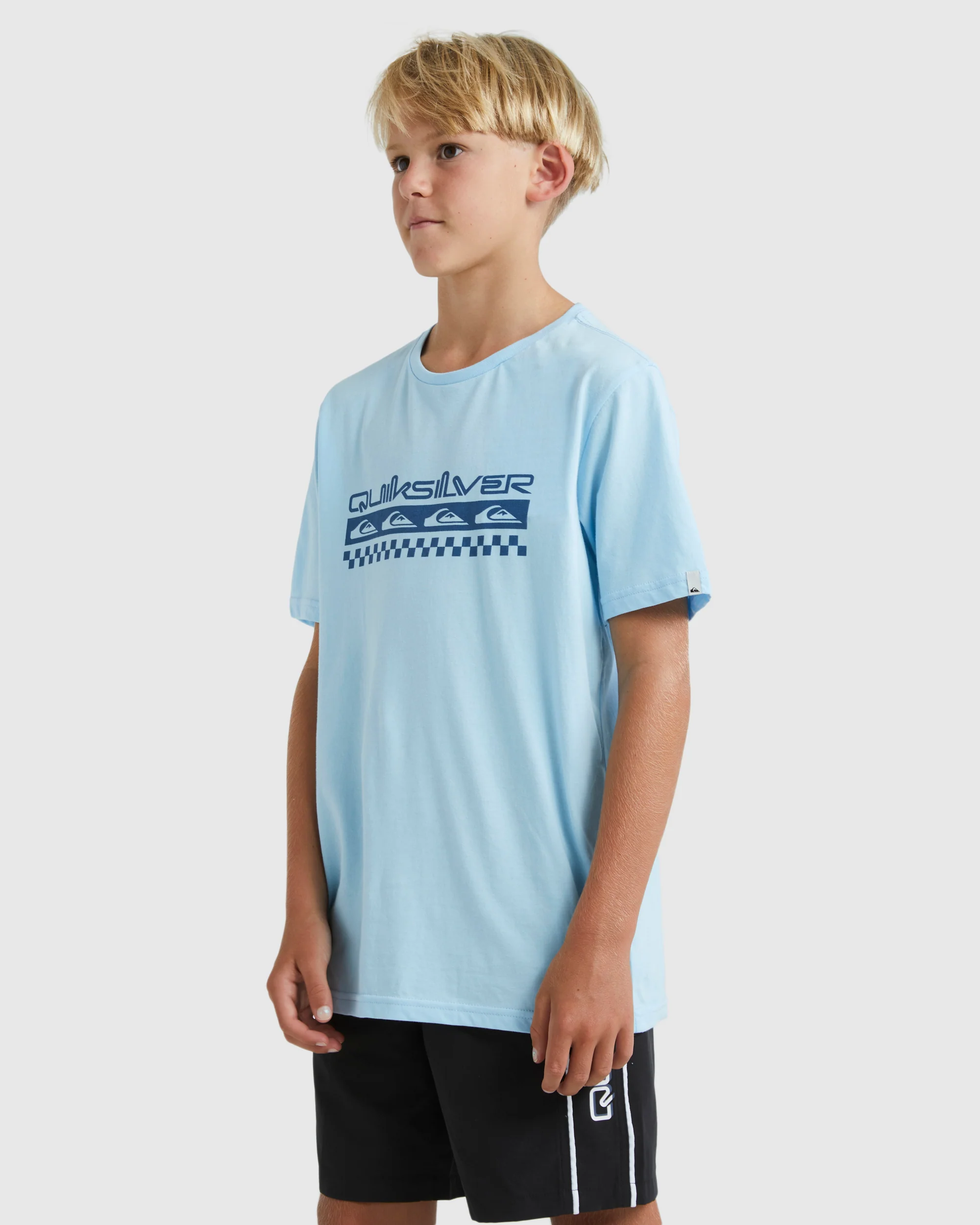 Boys 8-16 Omni Check Turn T-Shirt