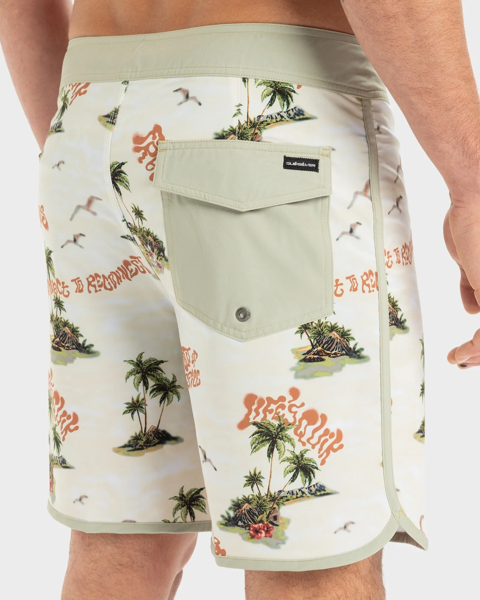 Mens Surfsilk Scallop 18 Boardshorts