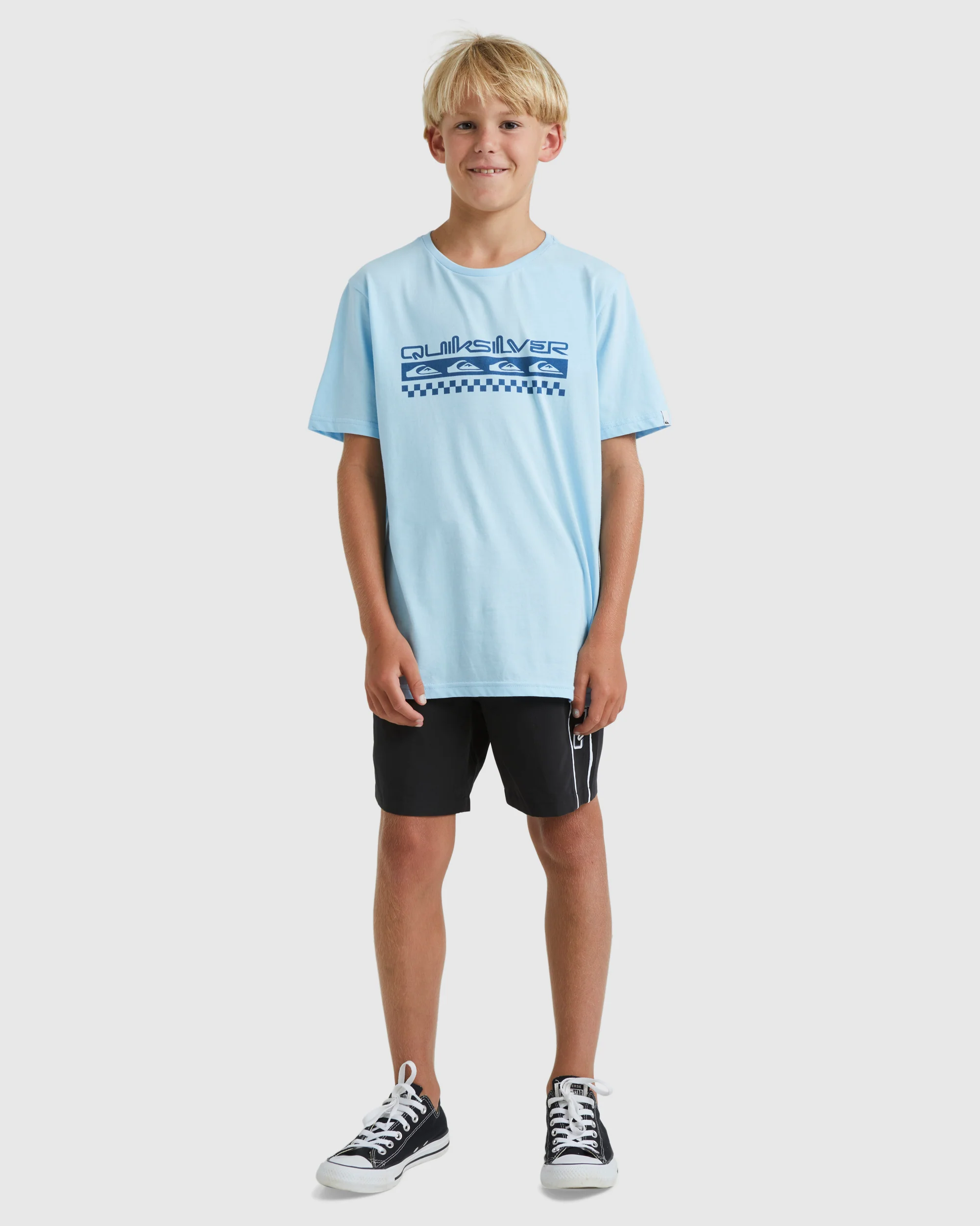 Boys 8-16 Omni Check Turn T-Shirt