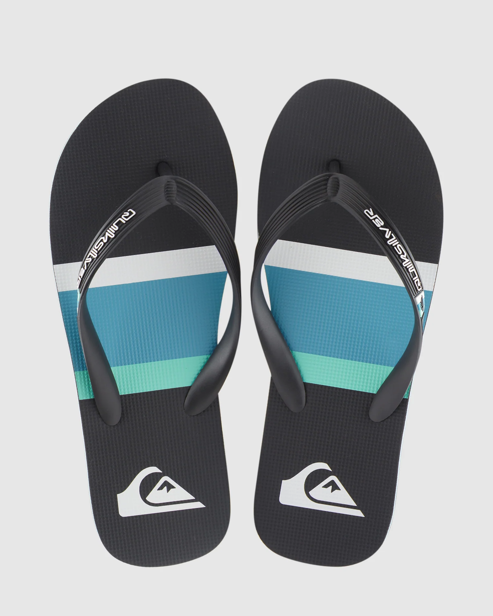 Mens Molokai Stripe Beach Flip-Flops
