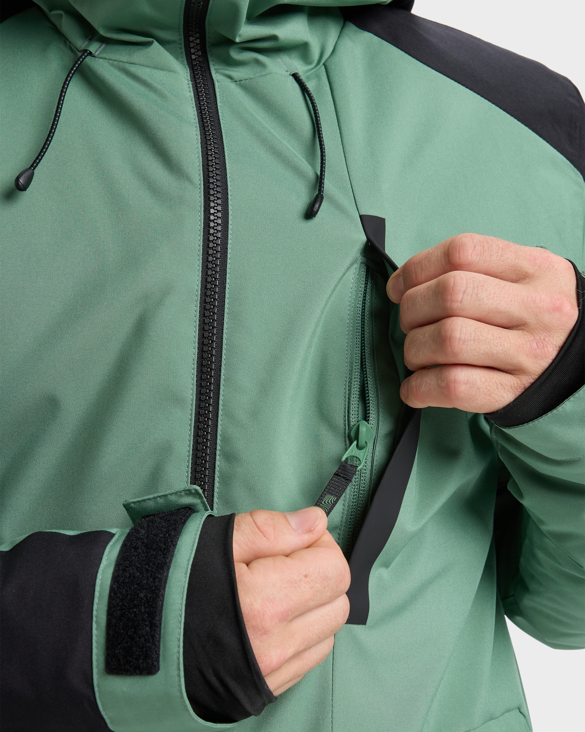 Mens Mission Block Snow Jacket