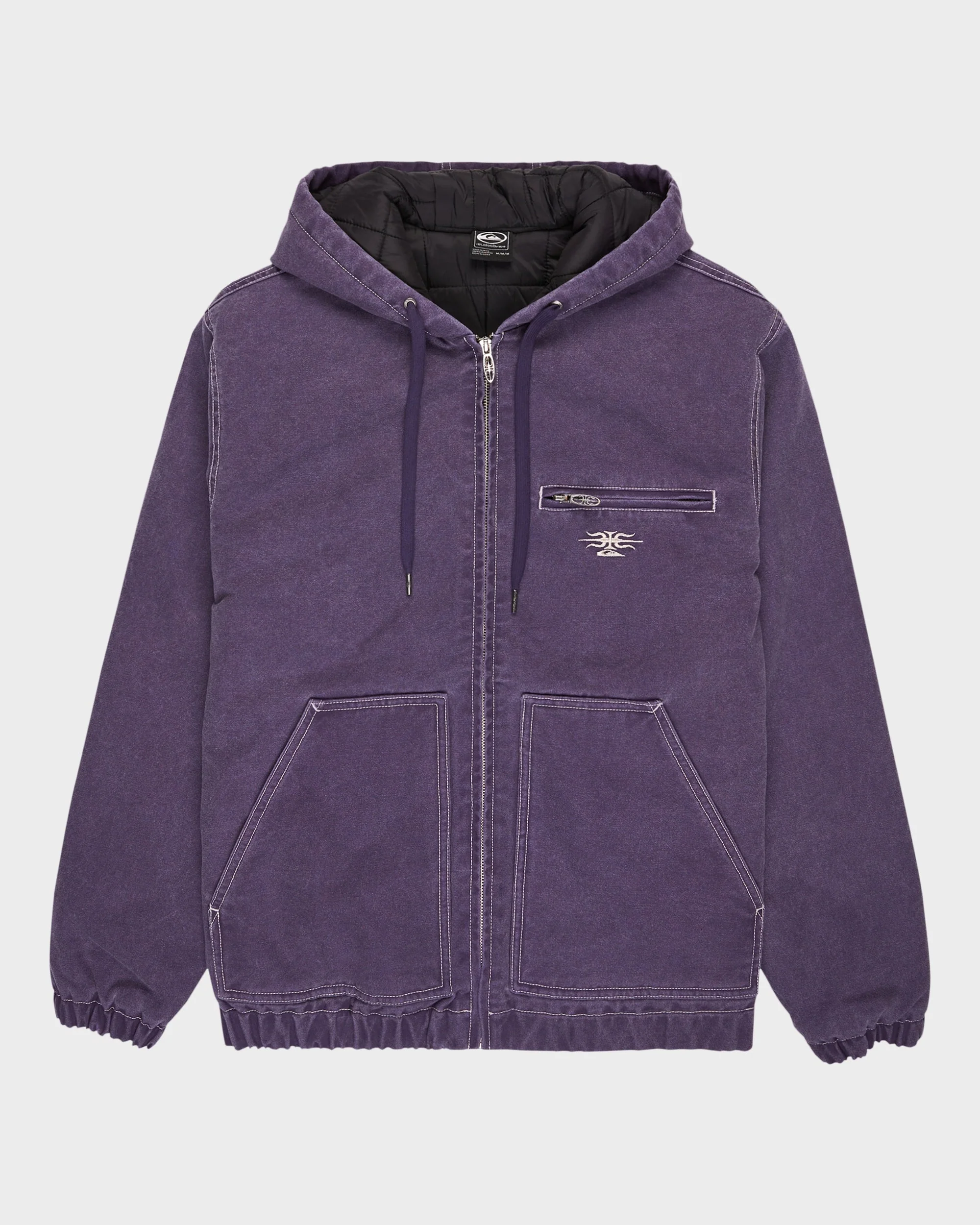 Mens Straight Out Zip Up Hoodie