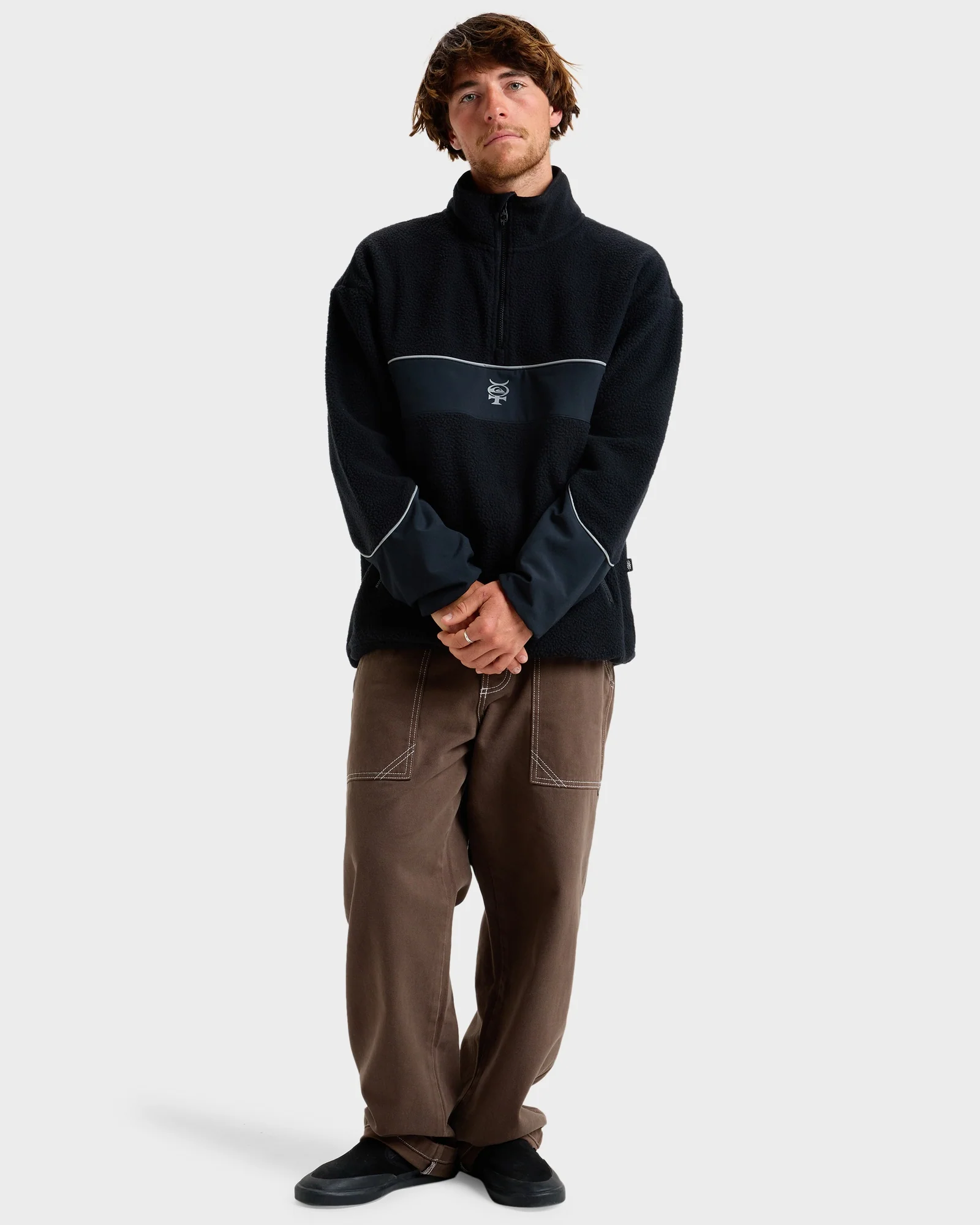 Mens Mercury Sherpa Half Zip Sweatshirt