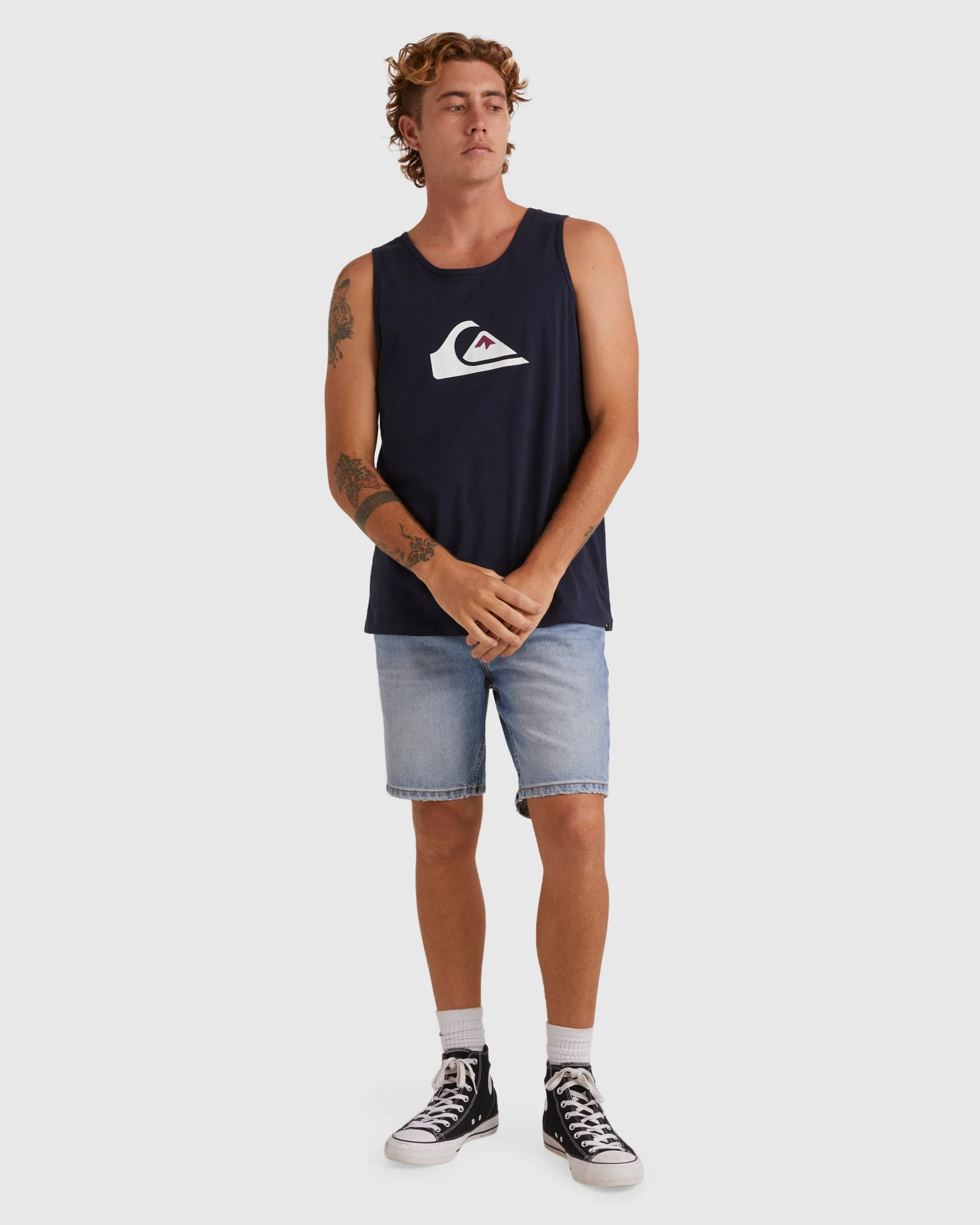 Mens Comp Logo Muscle Vest Top