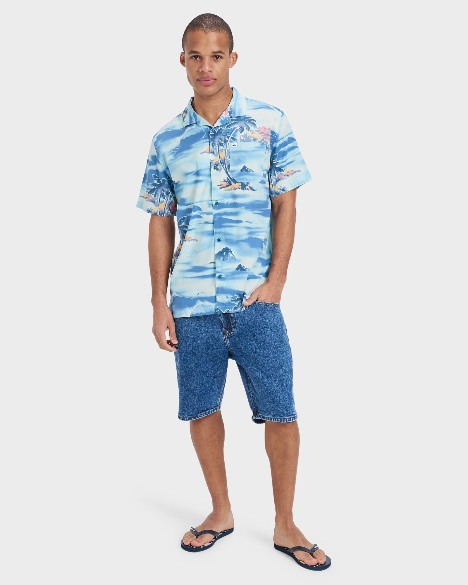 Mens Beach Club Short Sleeve Shirt