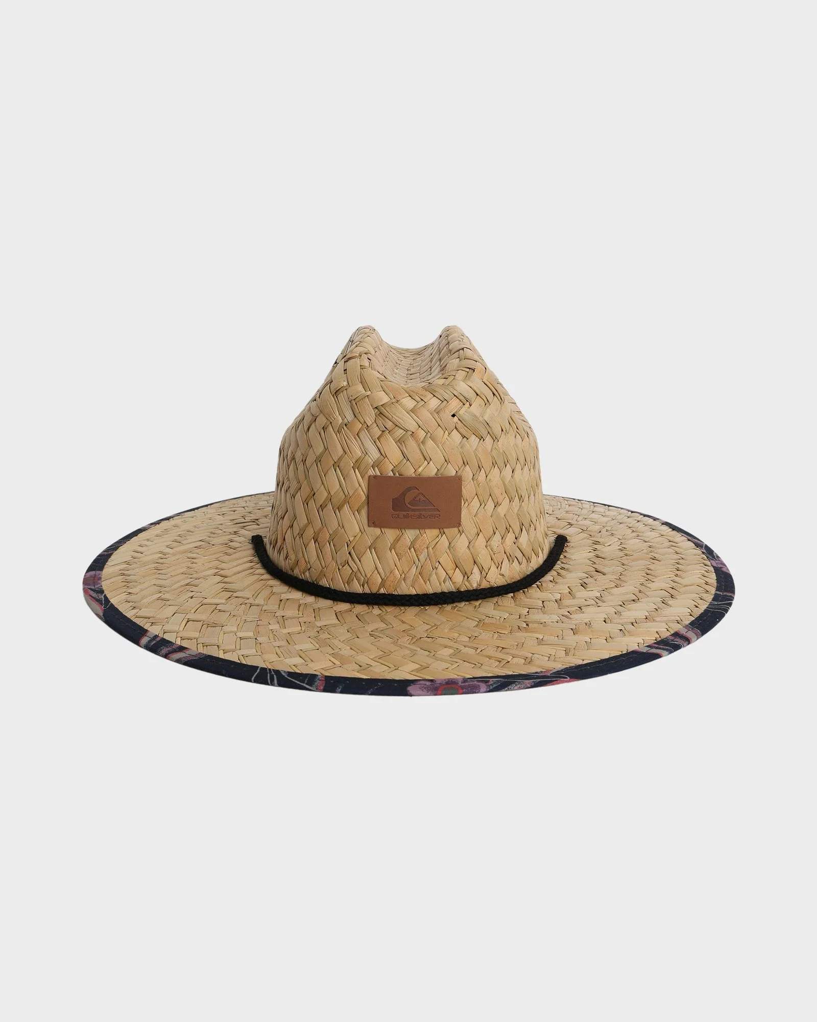 Mens Pierside Print Straw Hat