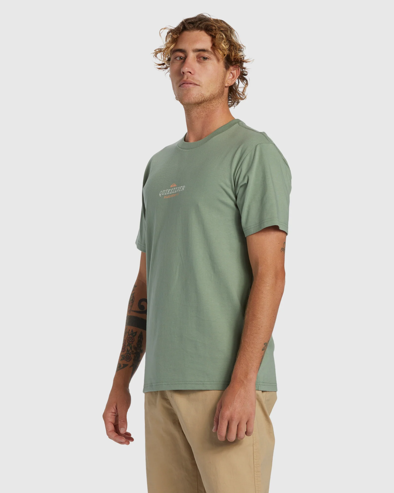 Mens Hibiscus Short Sleeve T-Shirt