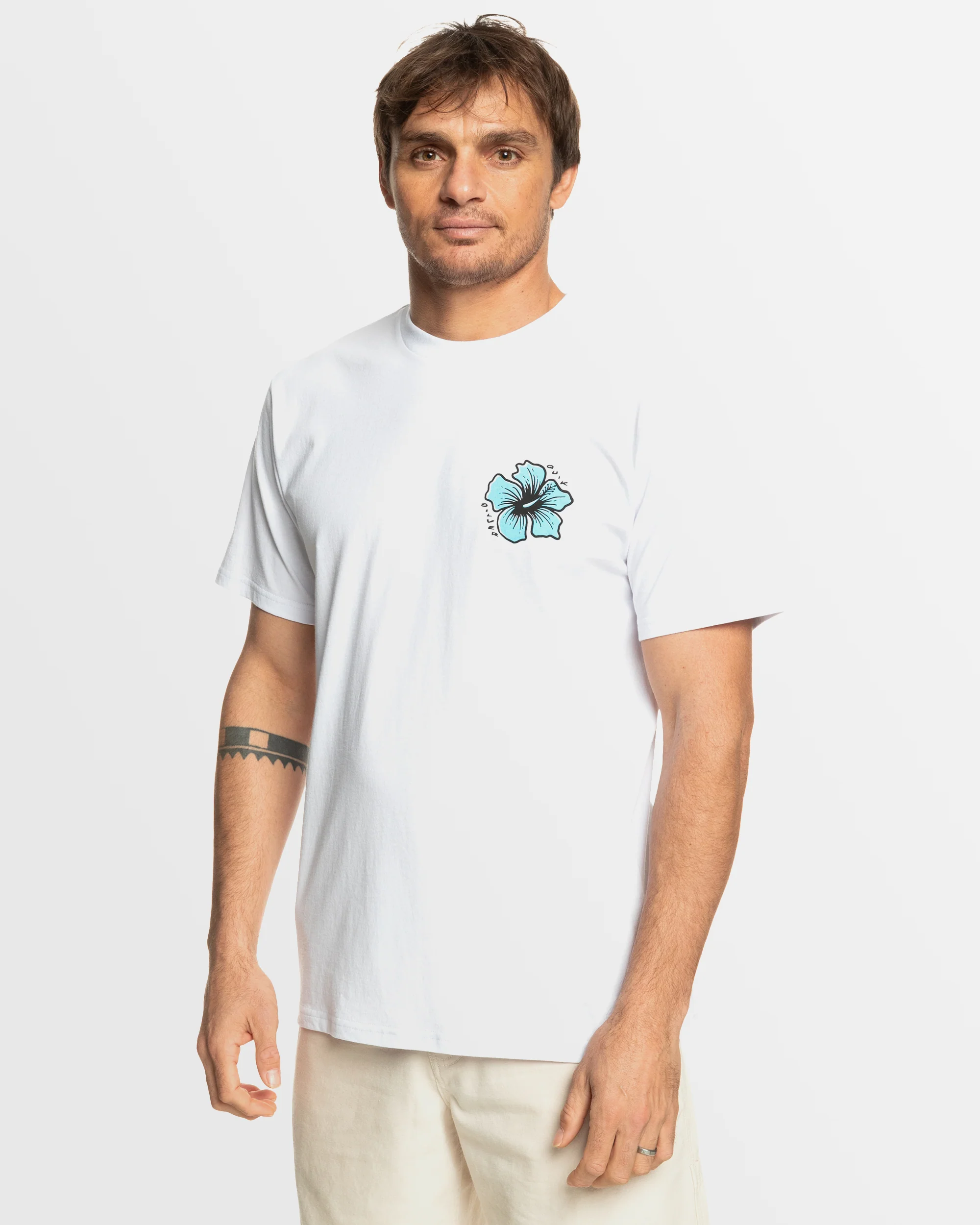 Mens Hibiscus T-Shirt