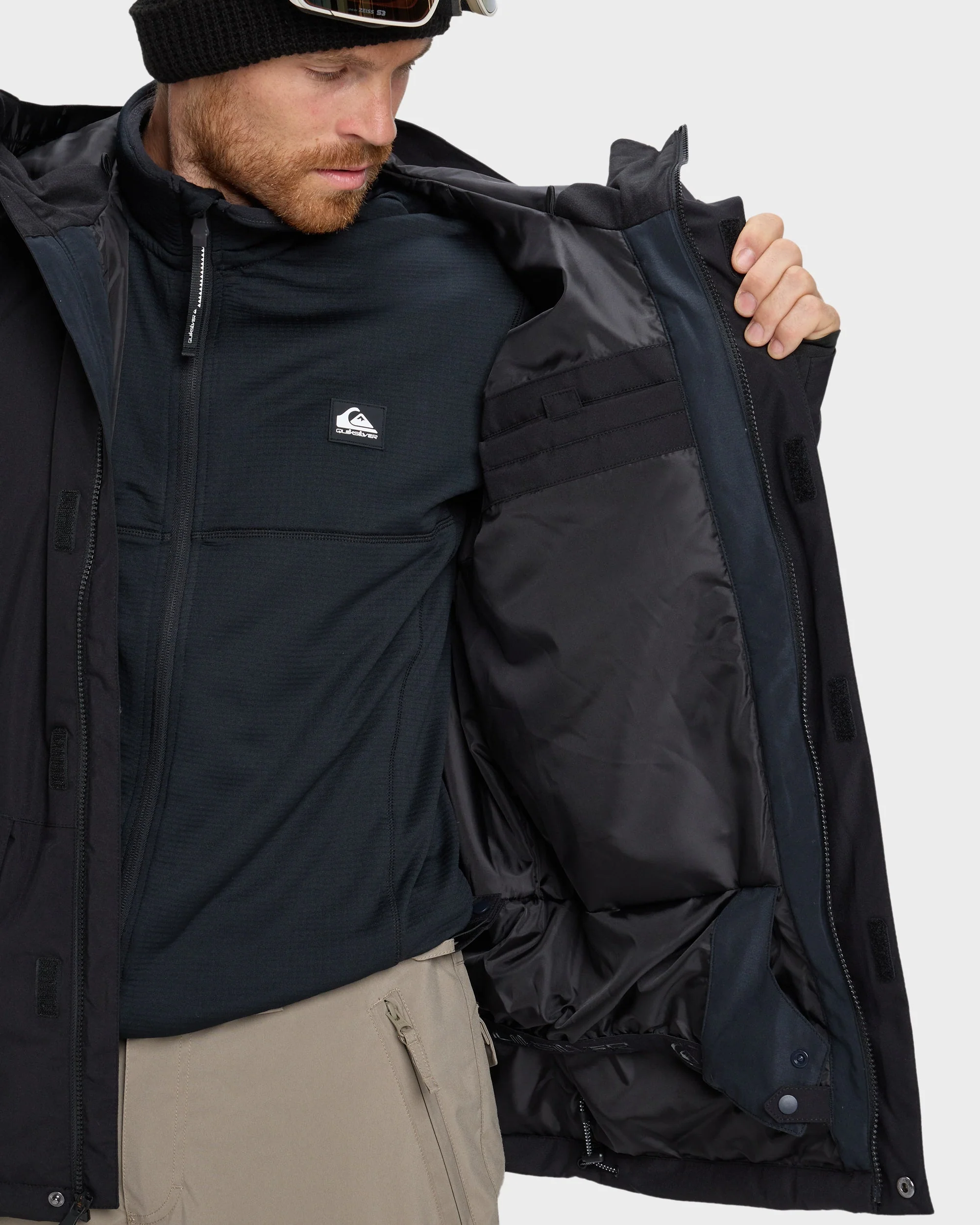 Mens Mission Solid Snow Jacket